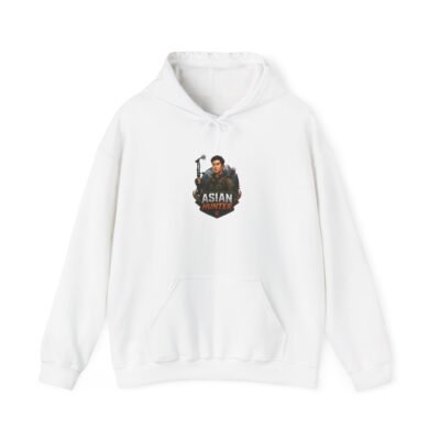 Graphic Hoodie — 'Asian Hunter' Gamer Emblem Pullover