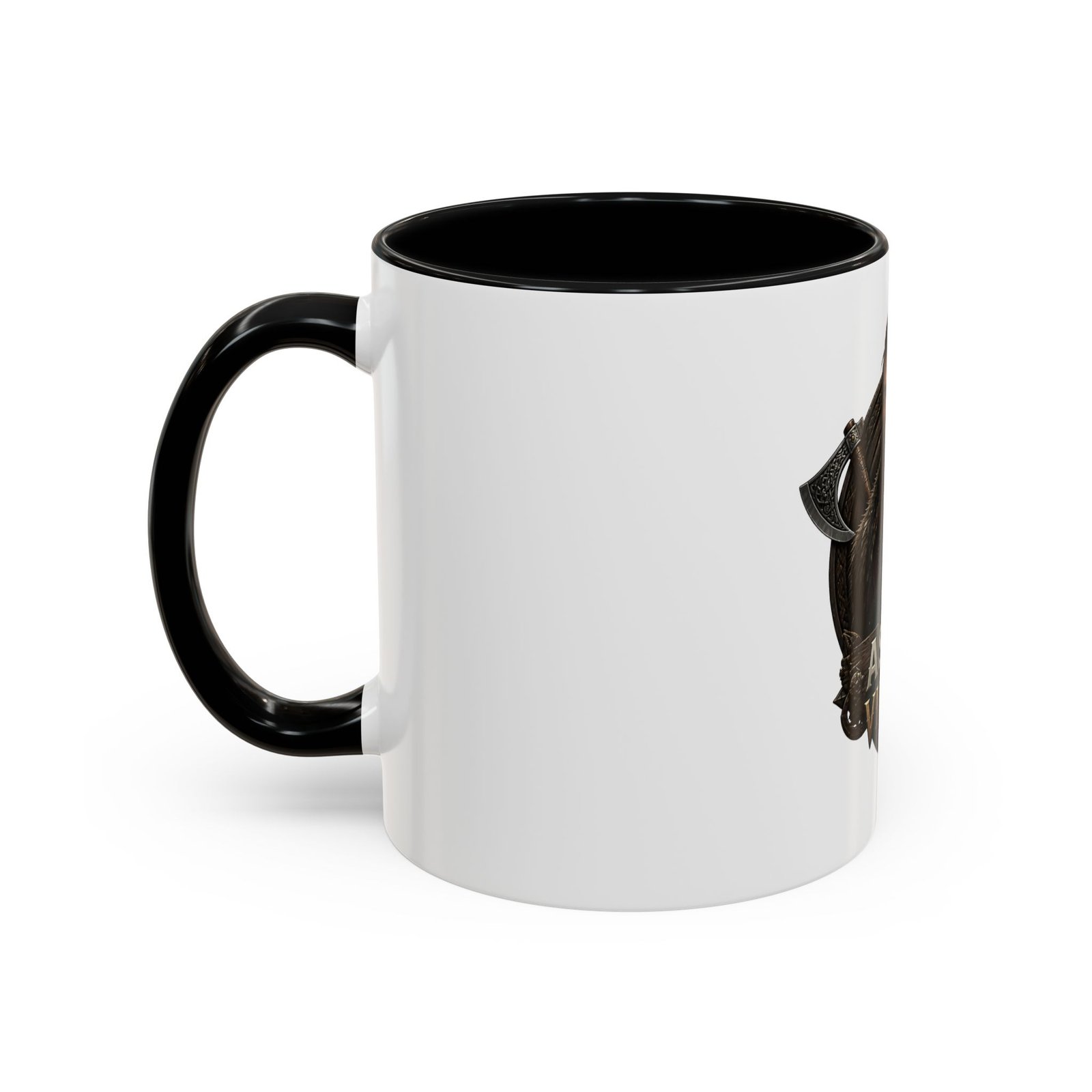 Asian Viking Coffee Mug – Warrior Crest 11/15oz - Image 3