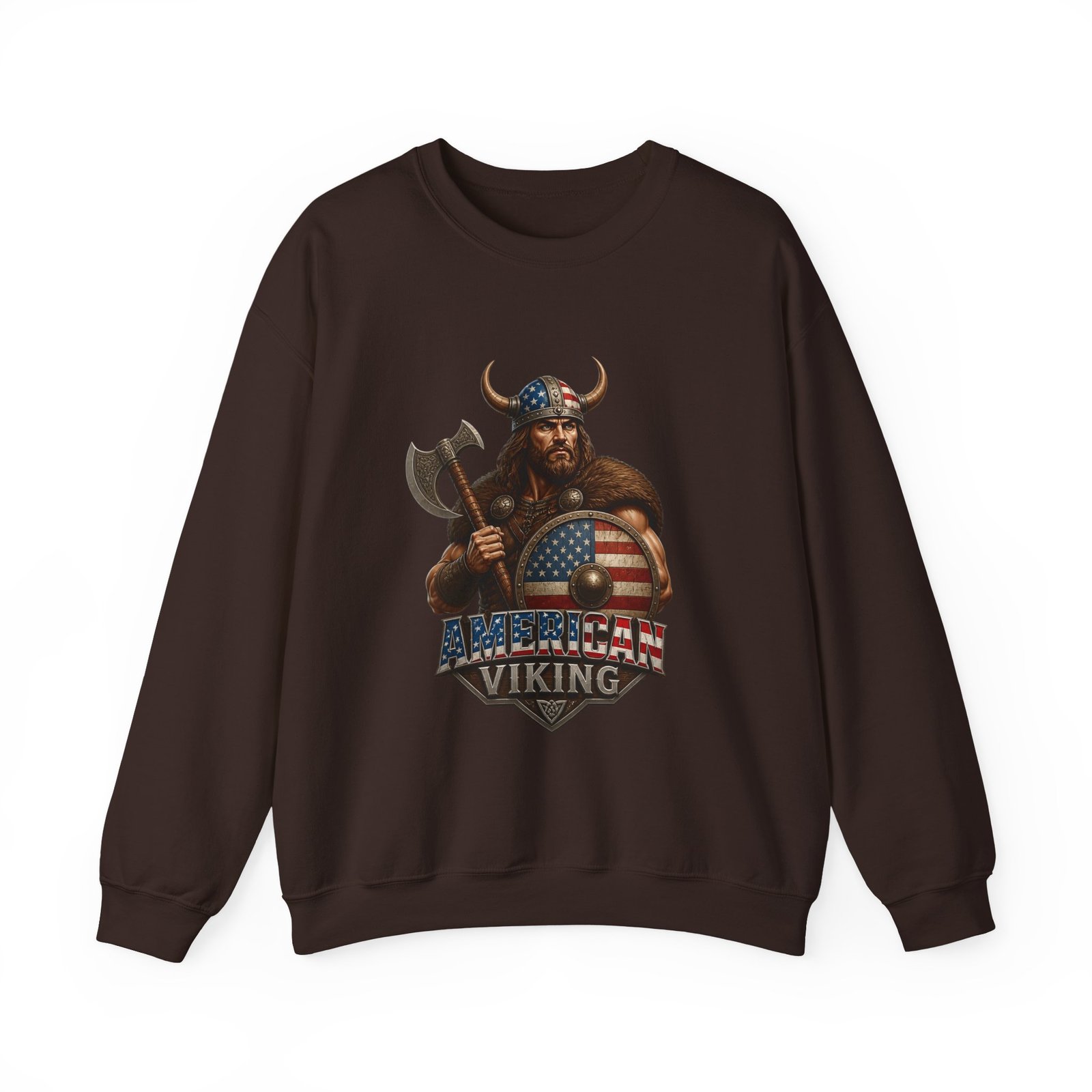 American Viking Sweatshirt - Patriotic Viking Crewneck - Image 25