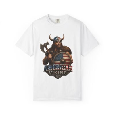 American Viking T-Shirt — Patriotic Viking Shield Tee