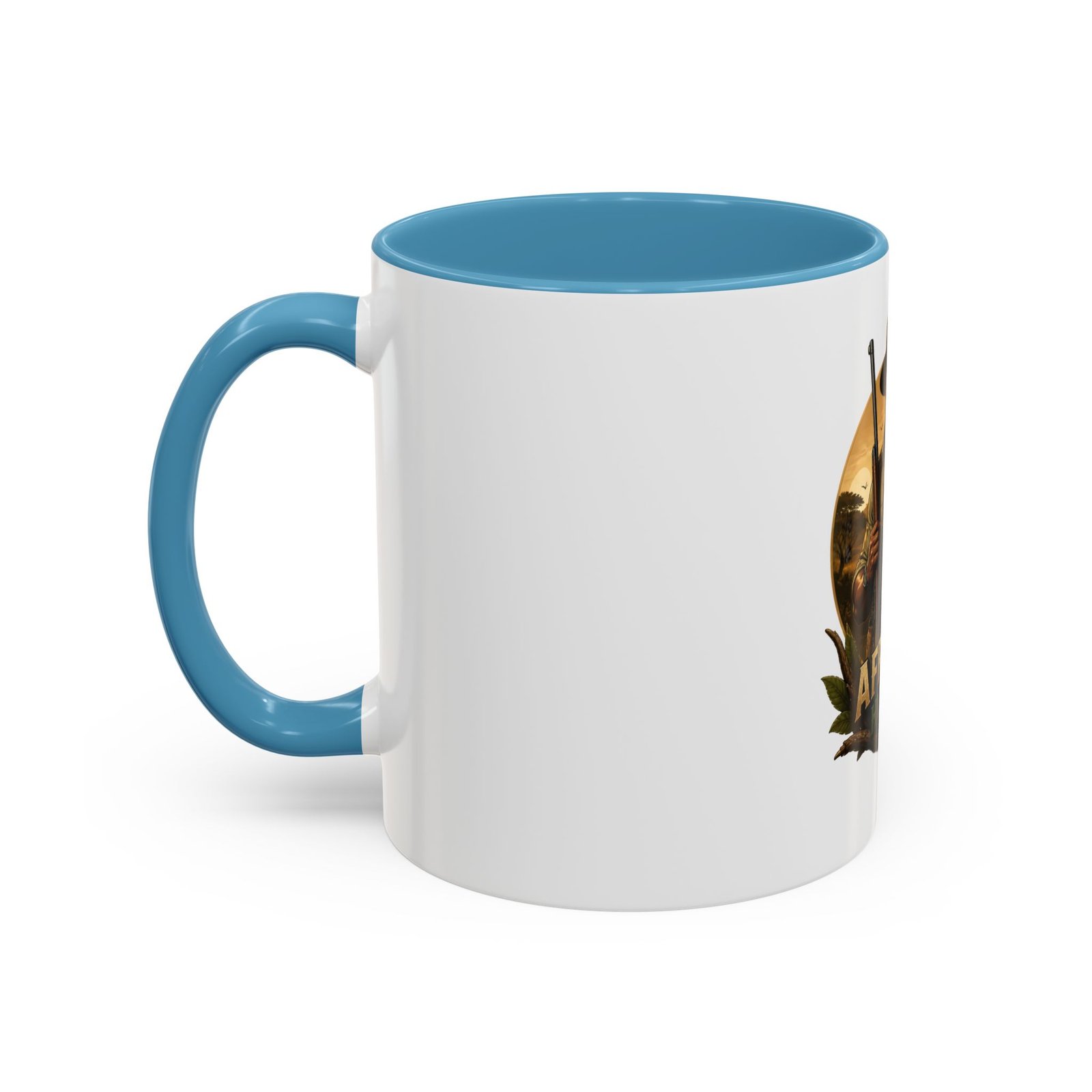 African Hunter Coffee Mug — Rustic Safari Coffee Cup (11/15oz) - Image 35