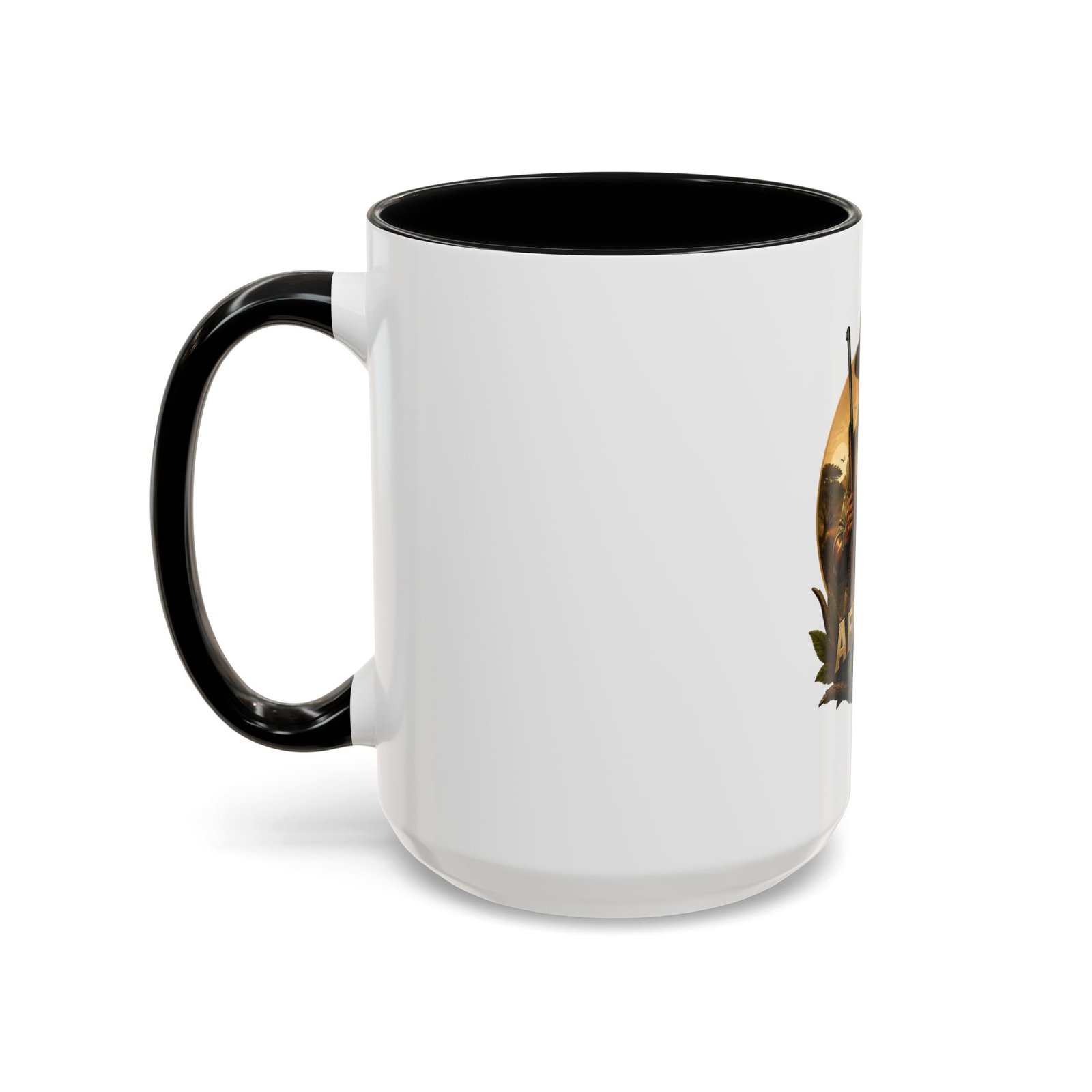 African Hunter Coffee Mug — Rustic Safari Coffee Cup (11/15oz) - Image 19
