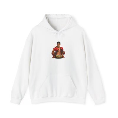 Boxing Champion Graphic Hoodie — 'Asian Boxer' Retro Fighter Design