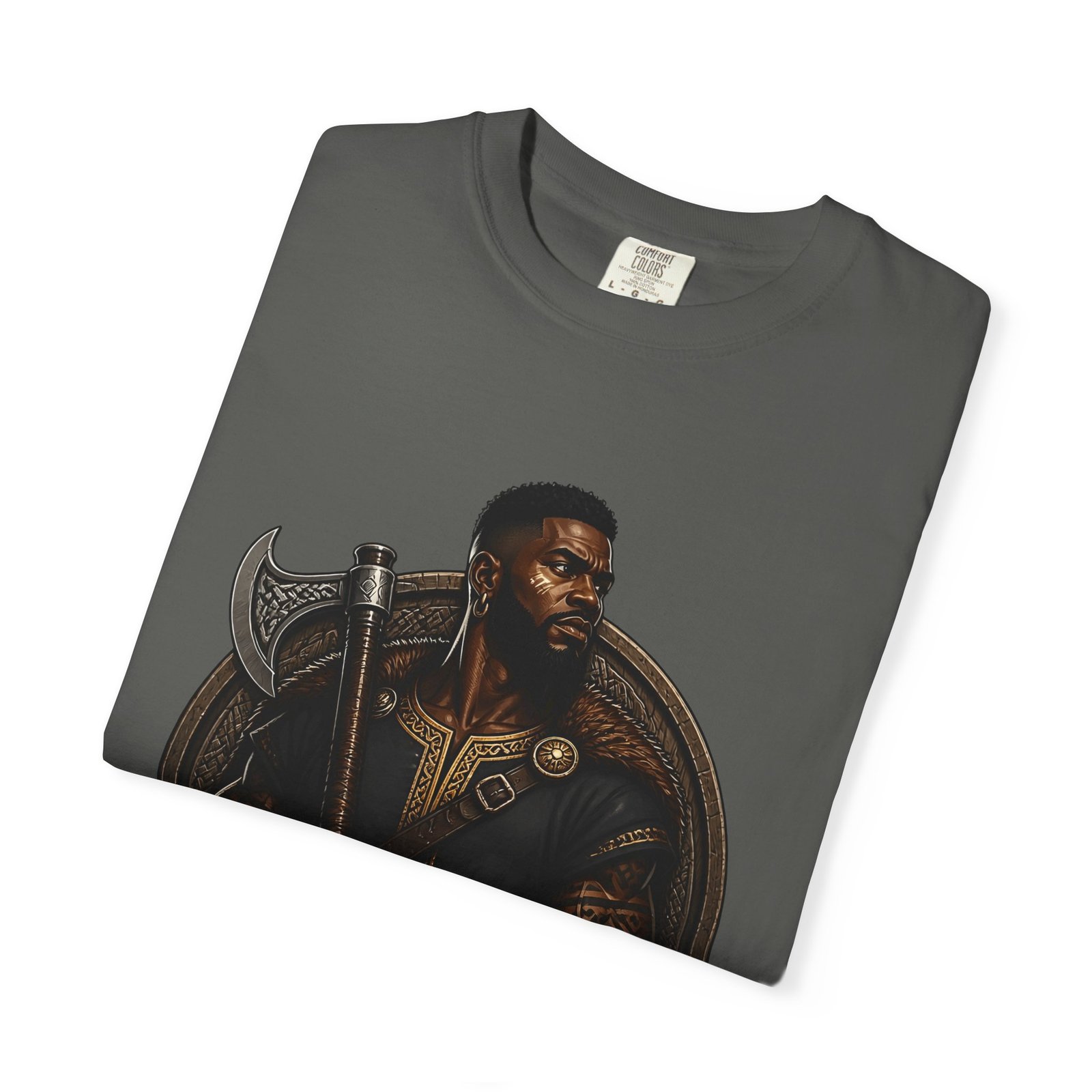 African Viking T-Shirt — Graphic Warrior Tee - Image 31