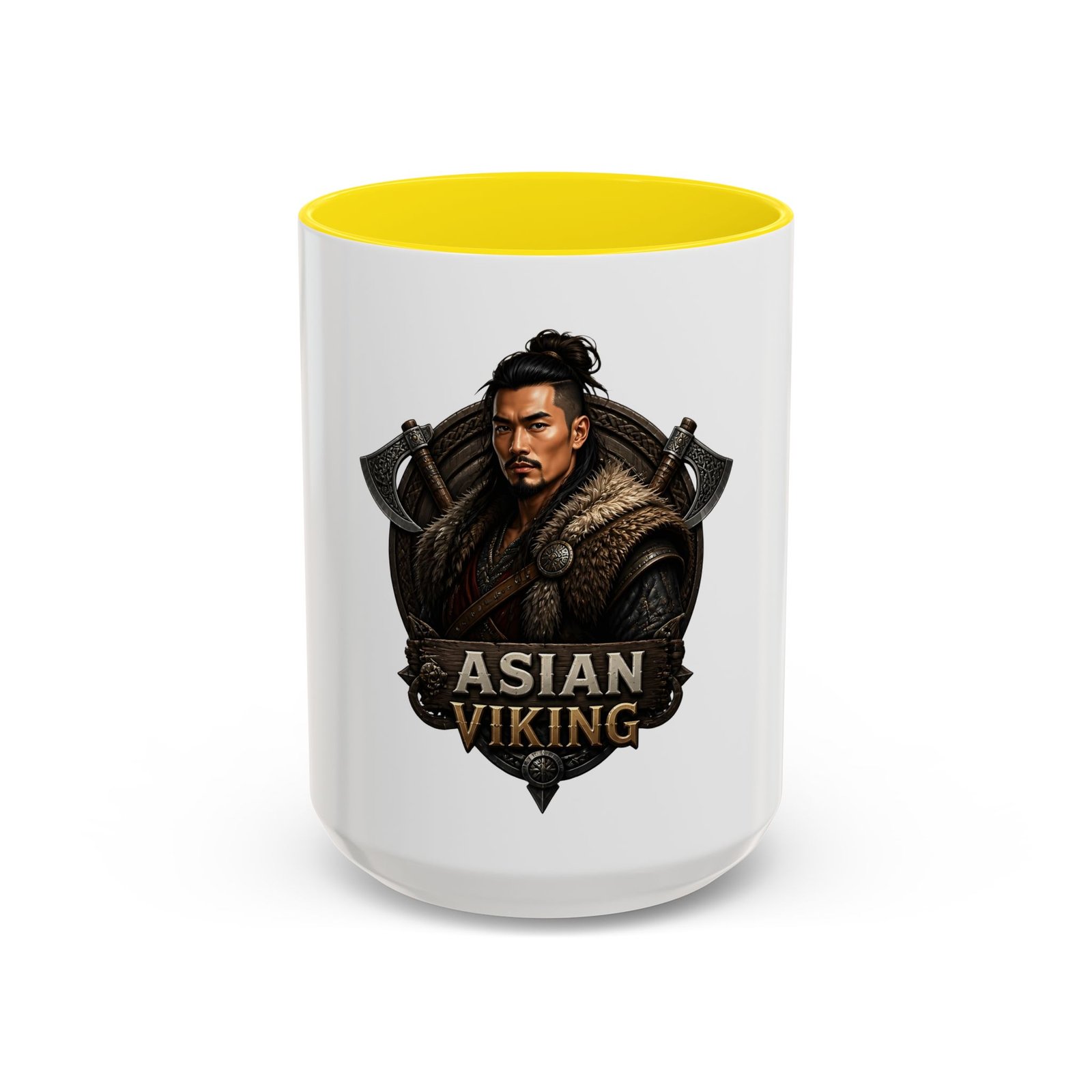 Asian Viking Coffee Mug – Warrior Crest 11/15oz - Image 53