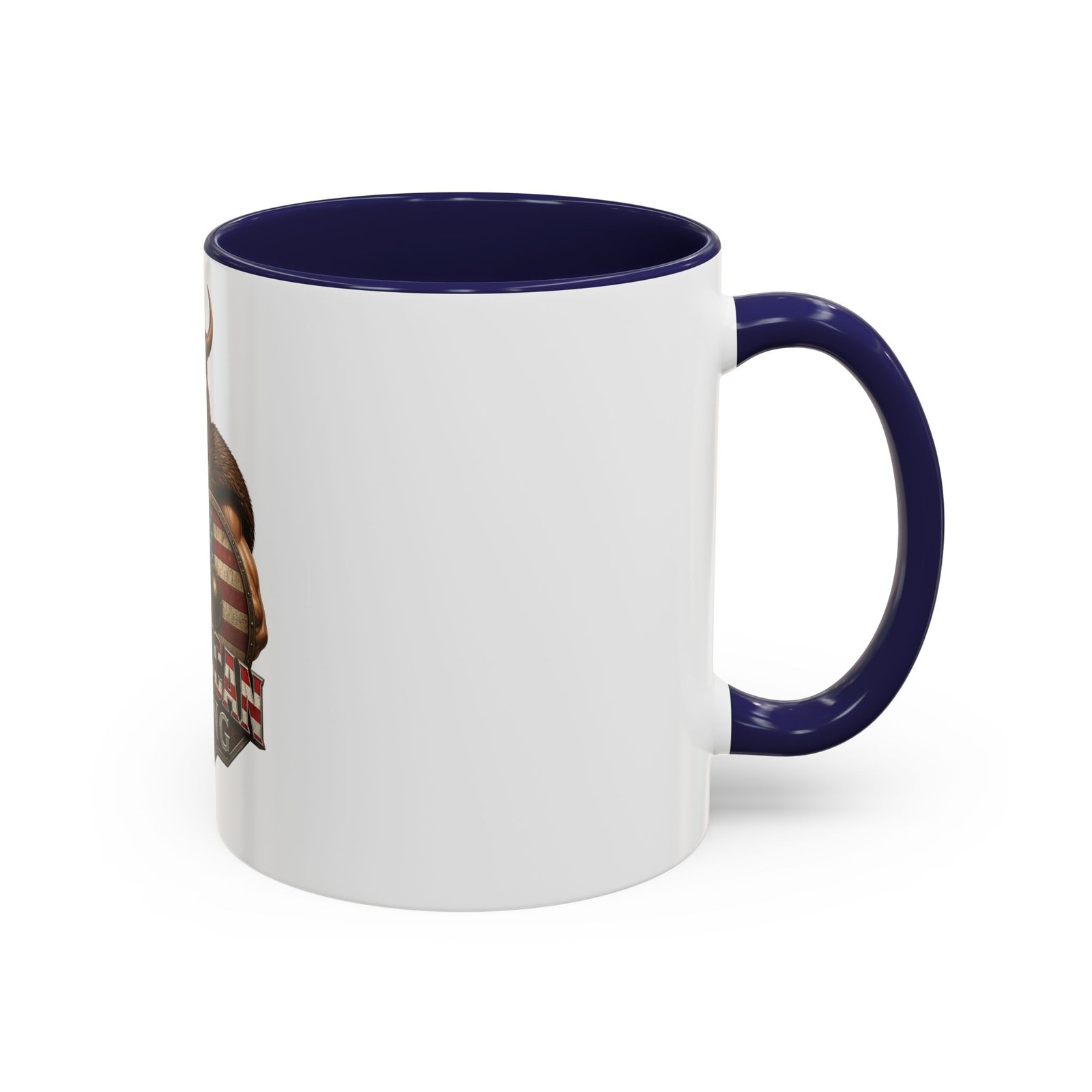 American Viking Coffee Mug – Patriotic Viking Shield Accent Mug (11/15 oz) - Image 6