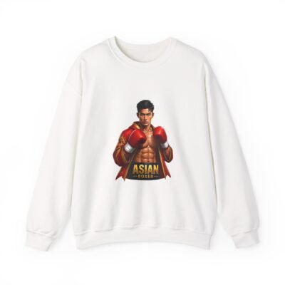Boxer Graphic Sweatshirt "Asian Boxer" – Vintage Fight Club Crewneck
