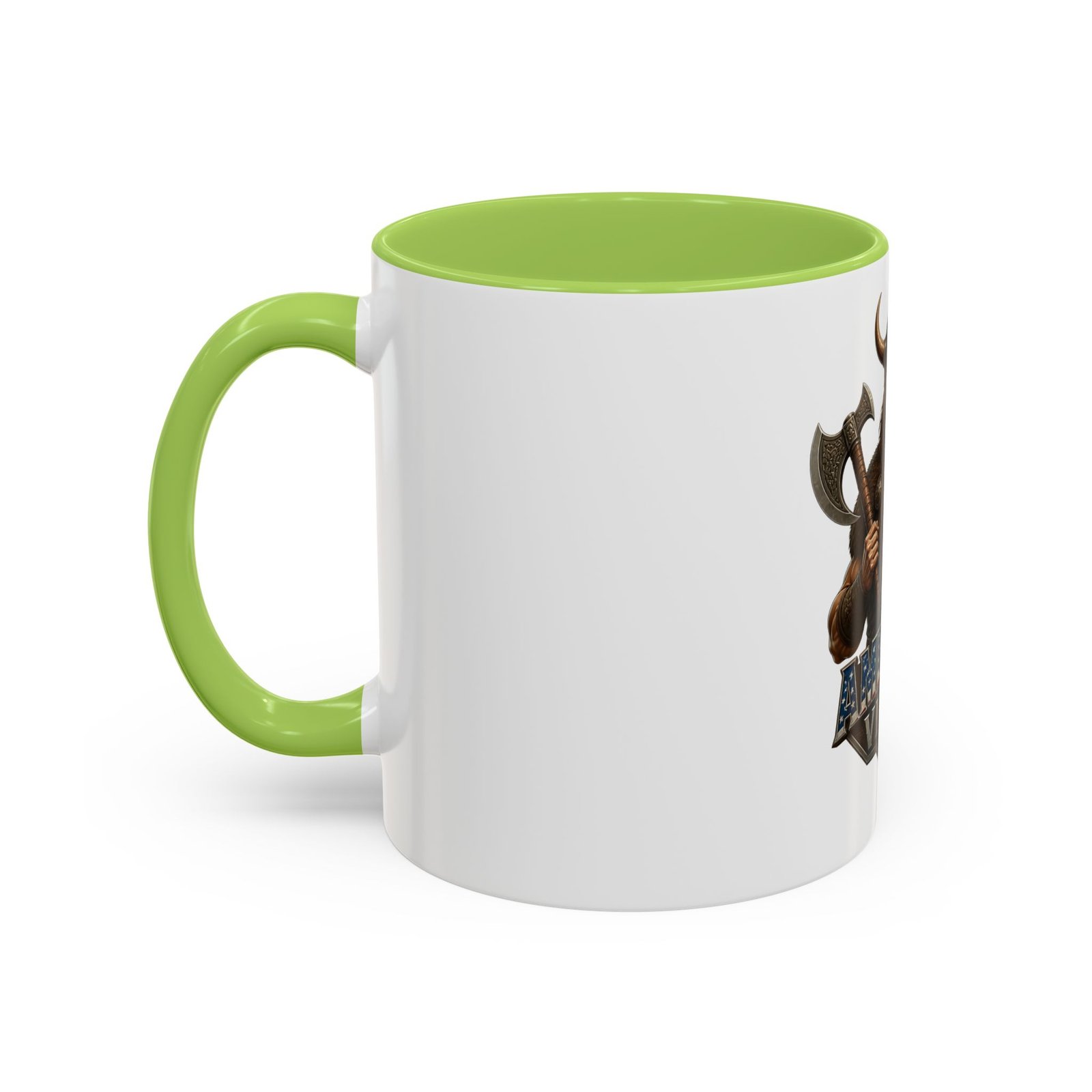 American Viking Coffee Mug – Patriotic Viking Shield Accent Mug (11/15 oz) - Image 59