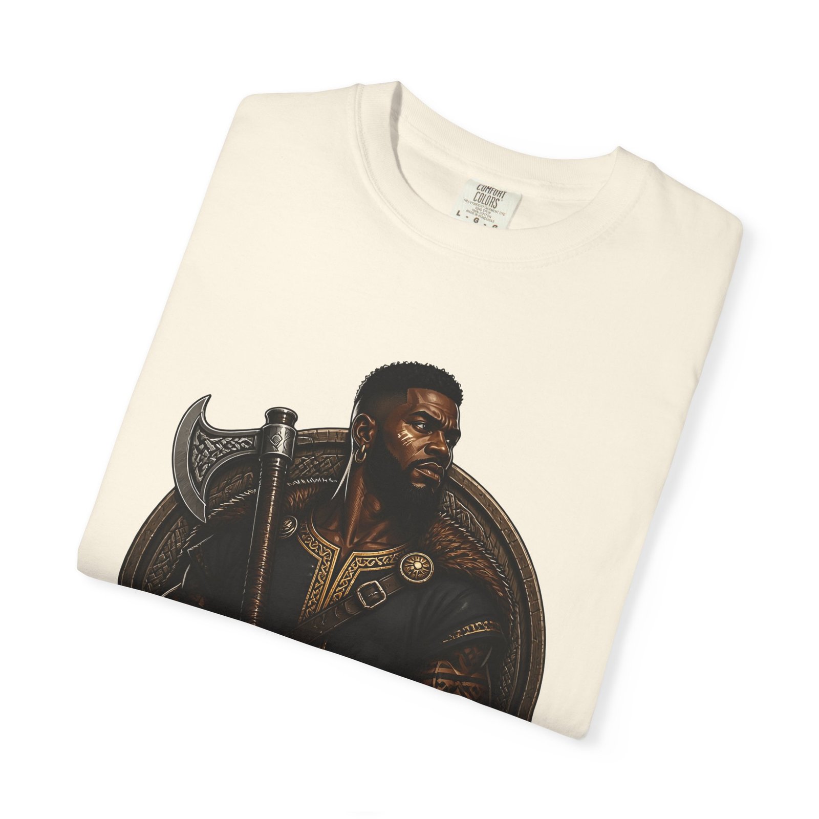 African Viking T-Shirt — Graphic Warrior Tee - Image 19