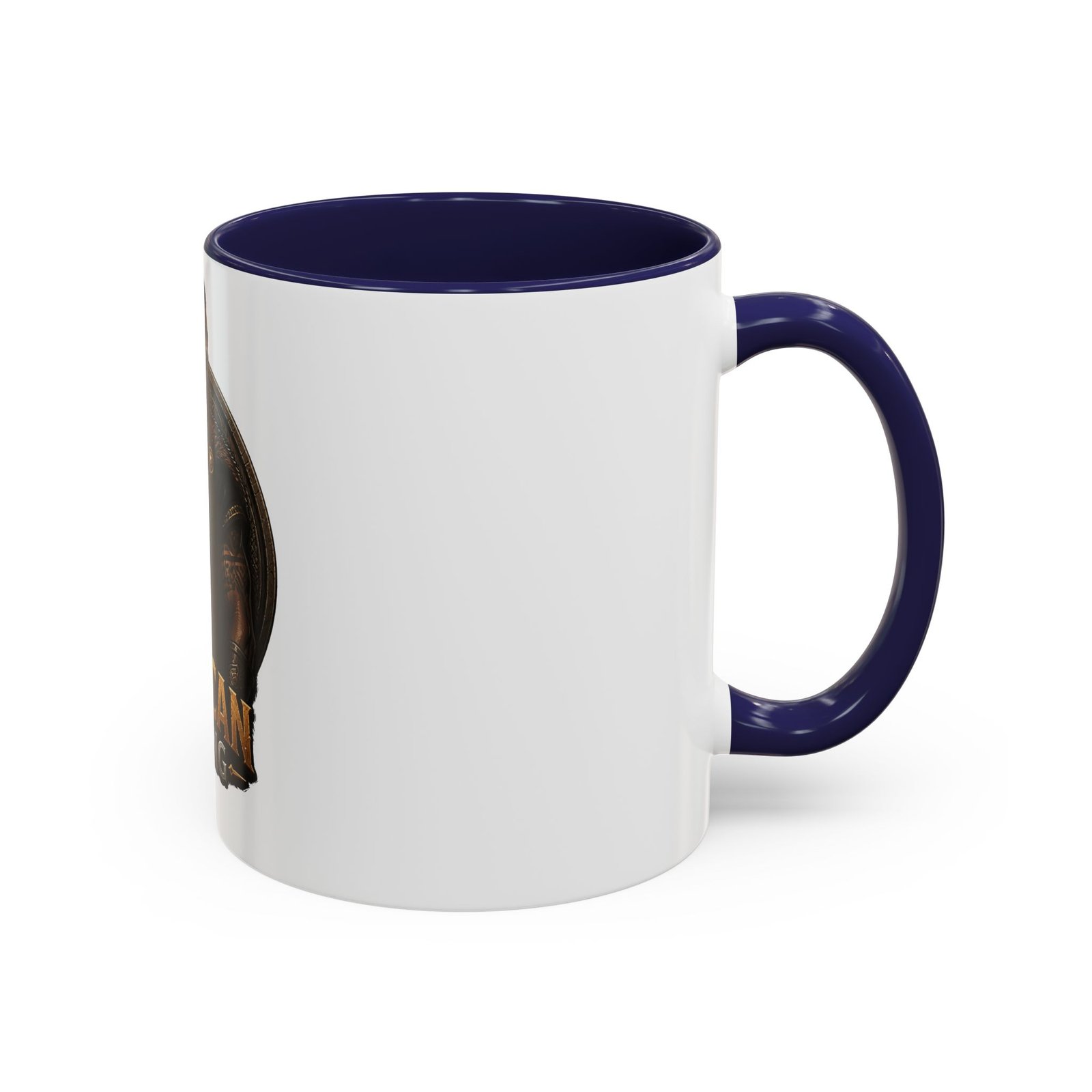 African Viking Coffee Mug — Black Warrior Axe Design (11/15oz) - Image 6