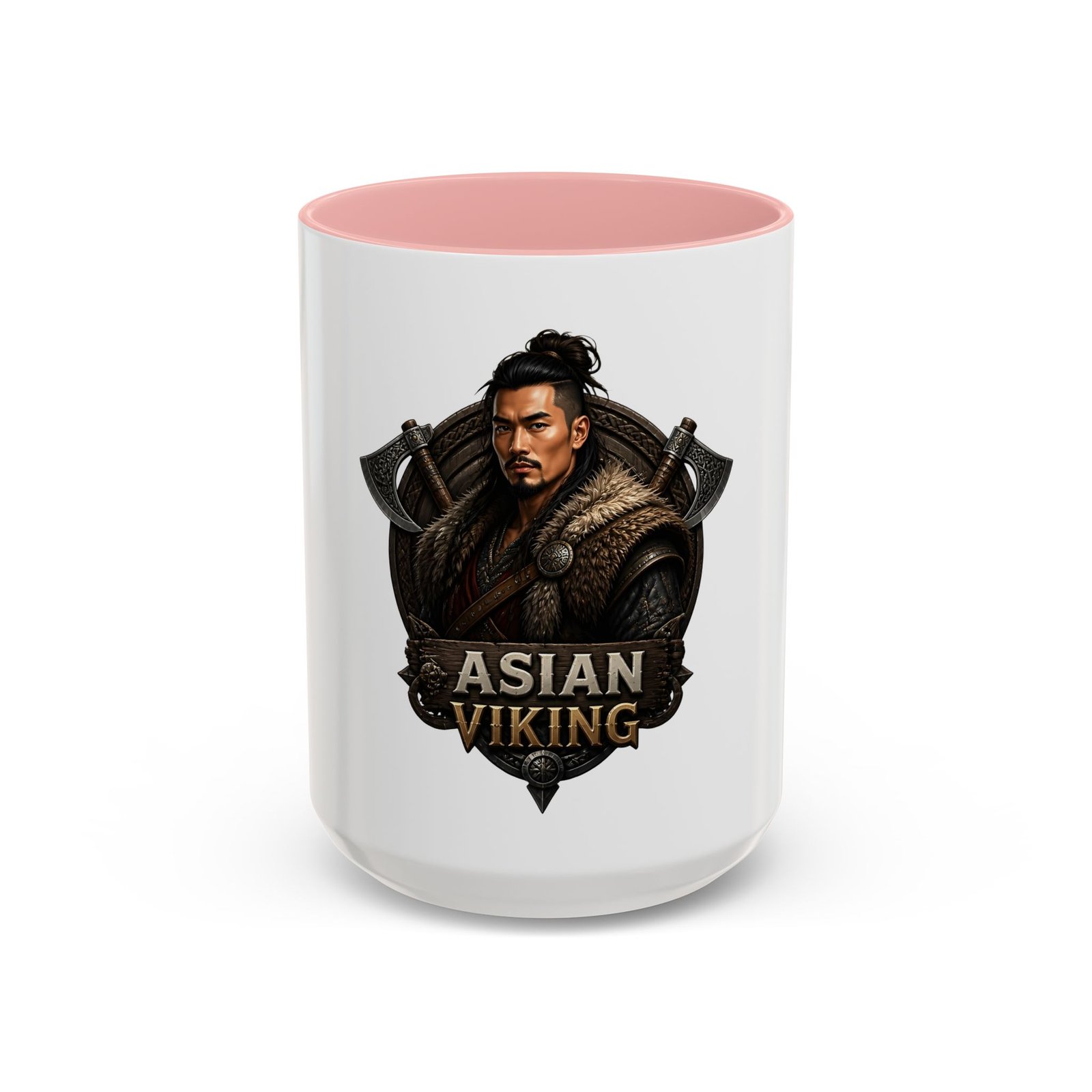 Asian Viking Coffee Mug – Warrior Crest 11/15oz - Image 25