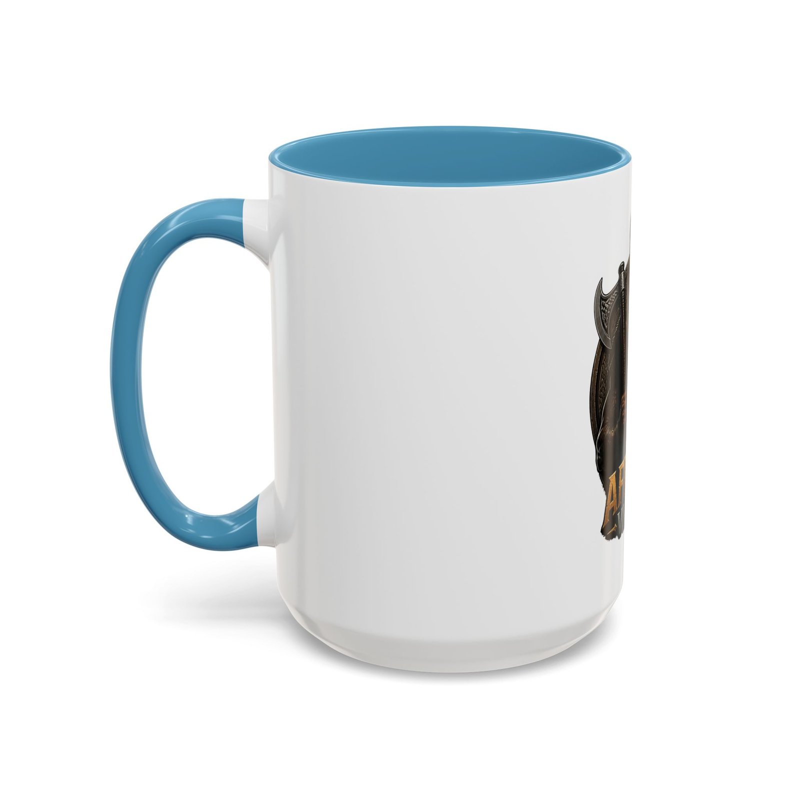 African Viking Coffee Mug — Black Warrior Axe Design (11/15oz) - Image 39
