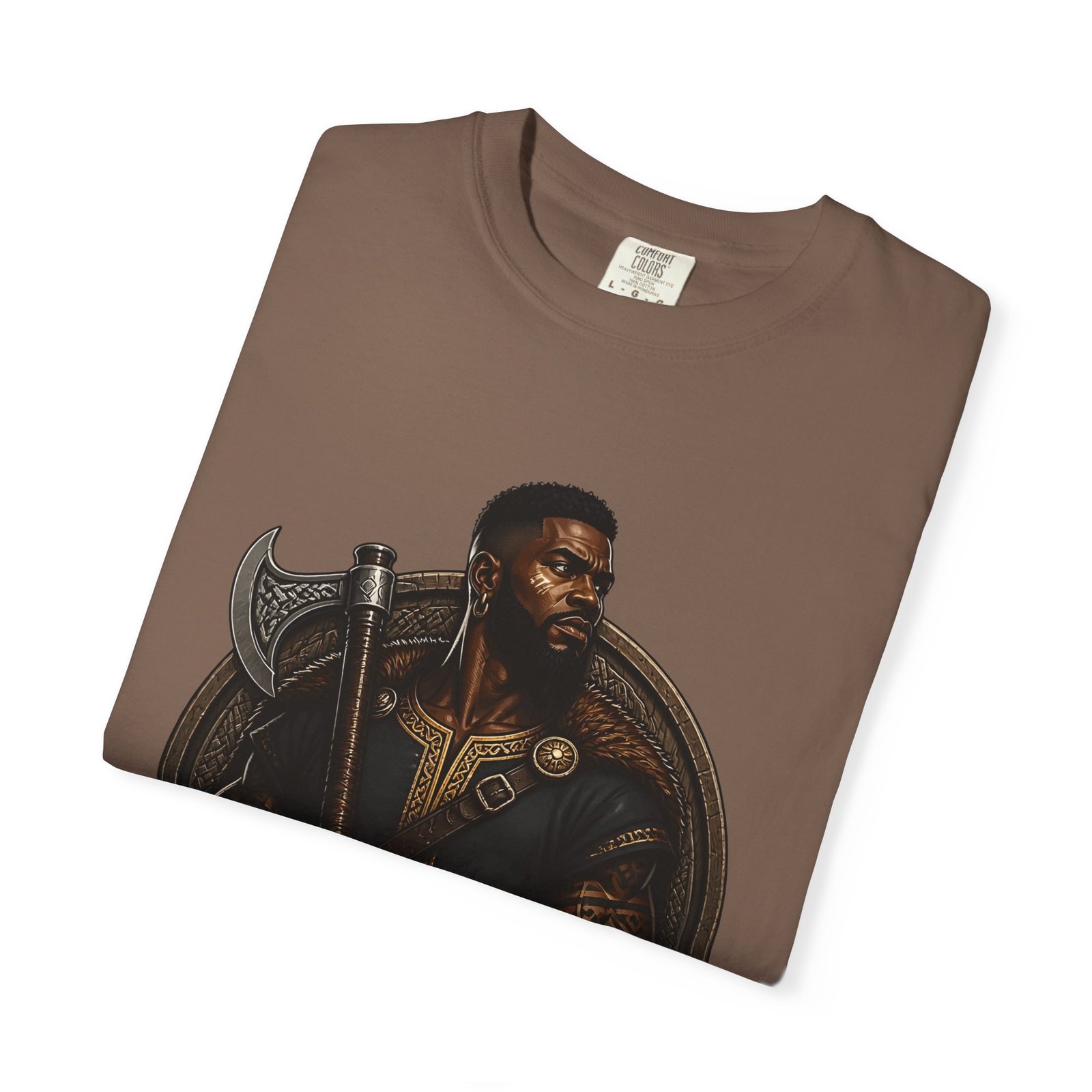 African Viking T-Shirt — Graphic Warrior Tee - Image 27
