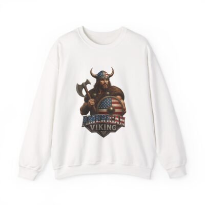American Viking Sweatshirt - Patriotic Viking Crewneck