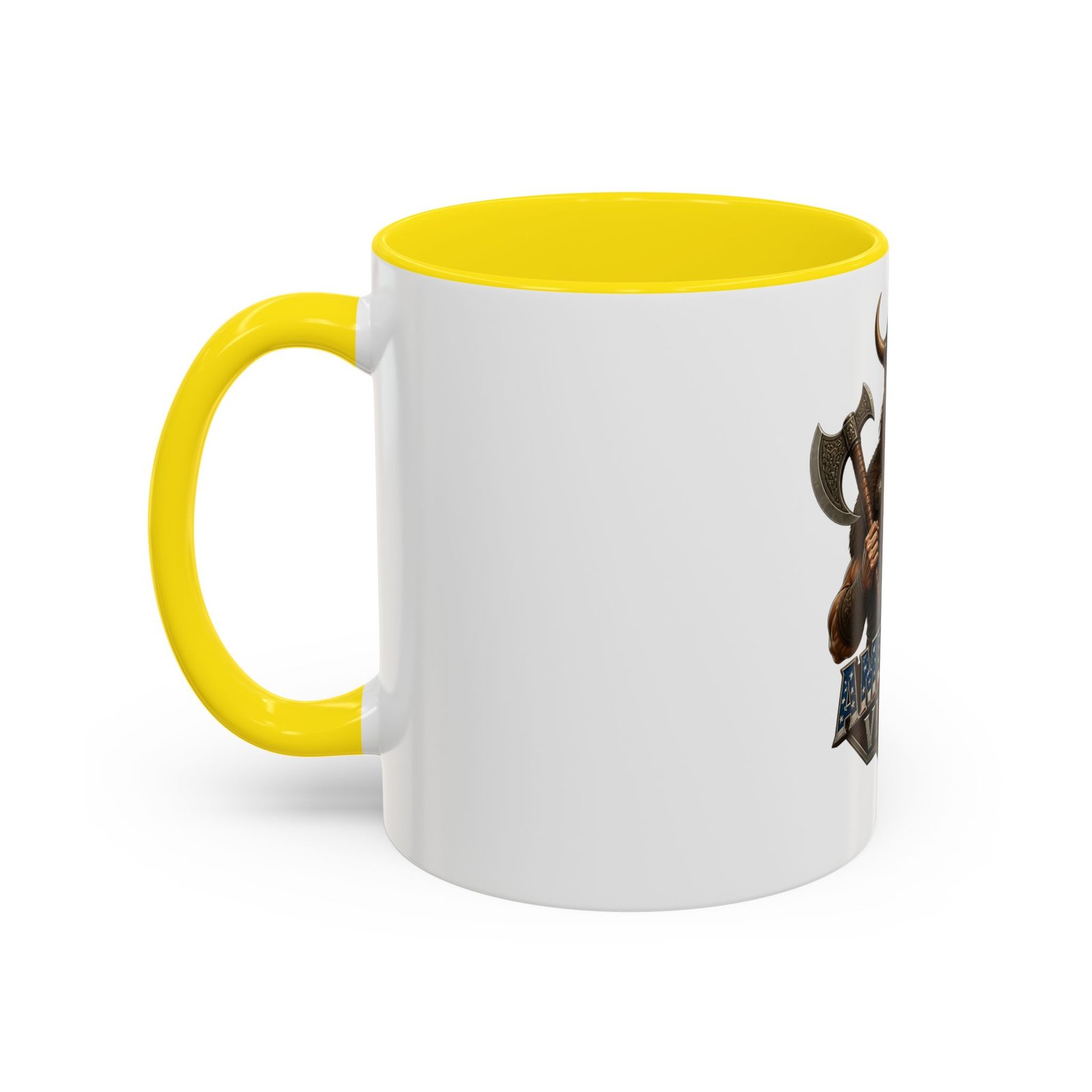 American Viking Coffee Mug – Patriotic Viking Shield Accent Mug (11/15 oz) - Image 47