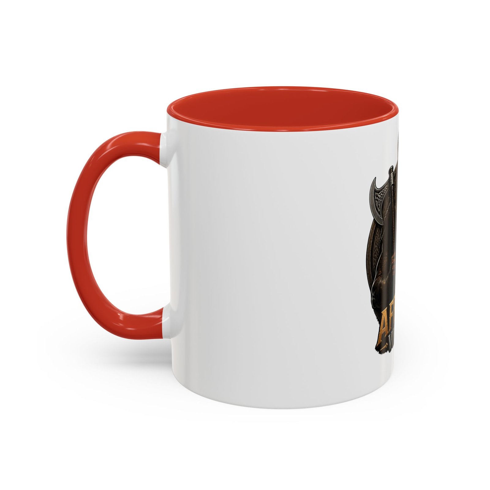 African Viking Coffee Mug — Black Warrior Axe Design (11/15oz) - Image 15