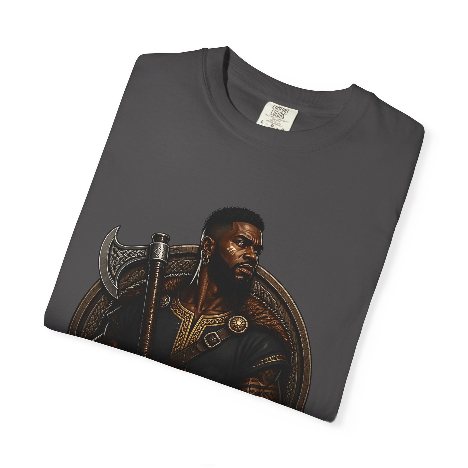 African Viking T-Shirt — Graphic Warrior Tee - Image 47