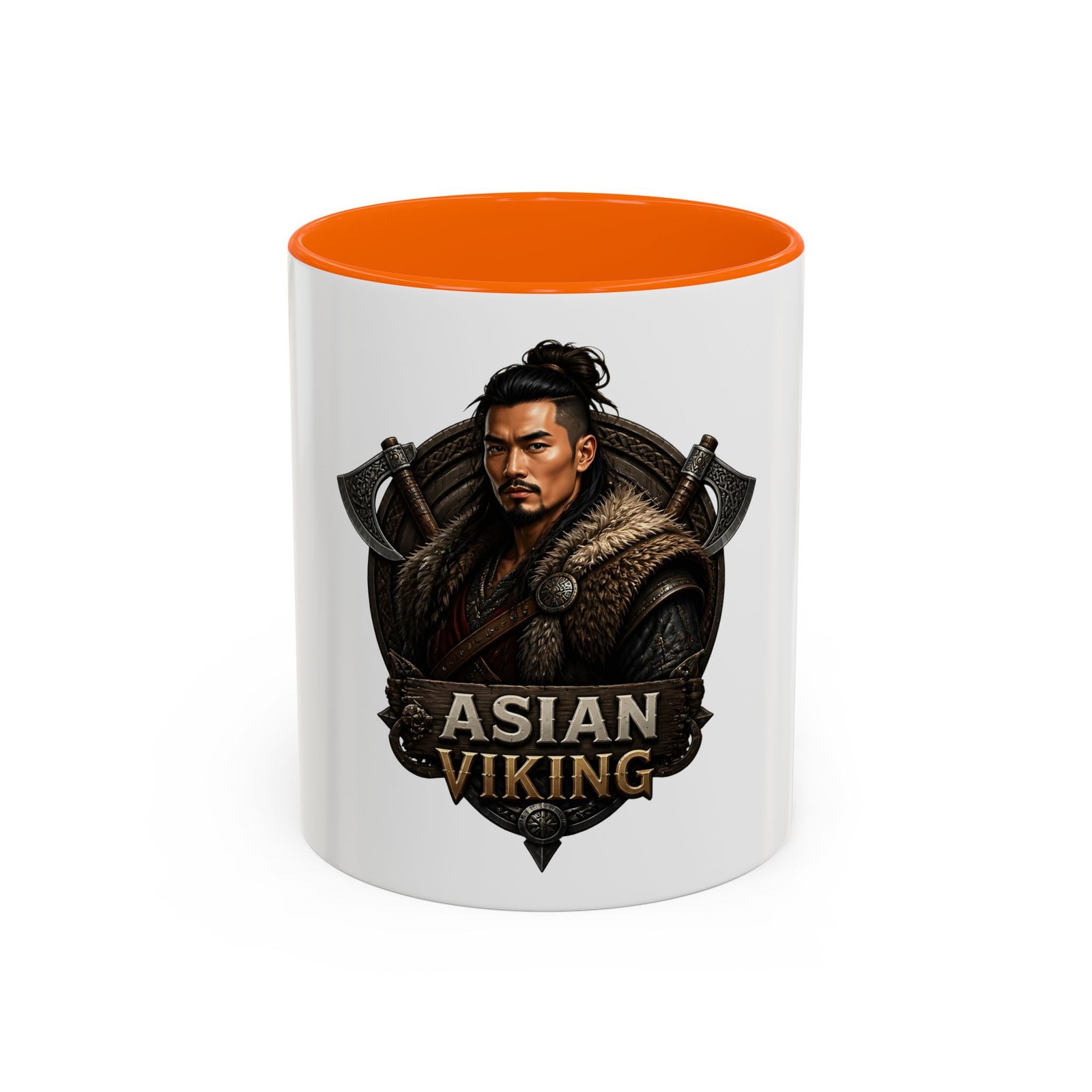 Asian Viking Coffee Mug – Warrior Crest 11/15oz - Image 41