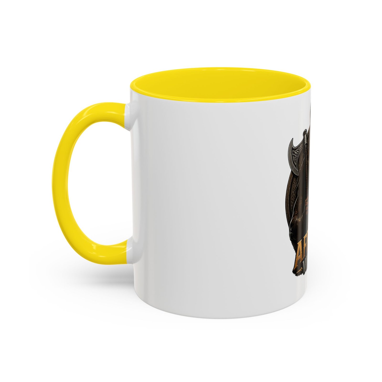 African Viking Coffee Mug — Black Warrior Axe Design (11/15oz) - Image 47