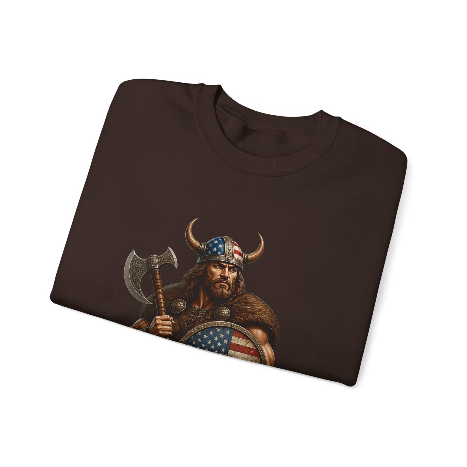 American Viking Sweatshirt - Patriotic Viking Crewneck - Image 27