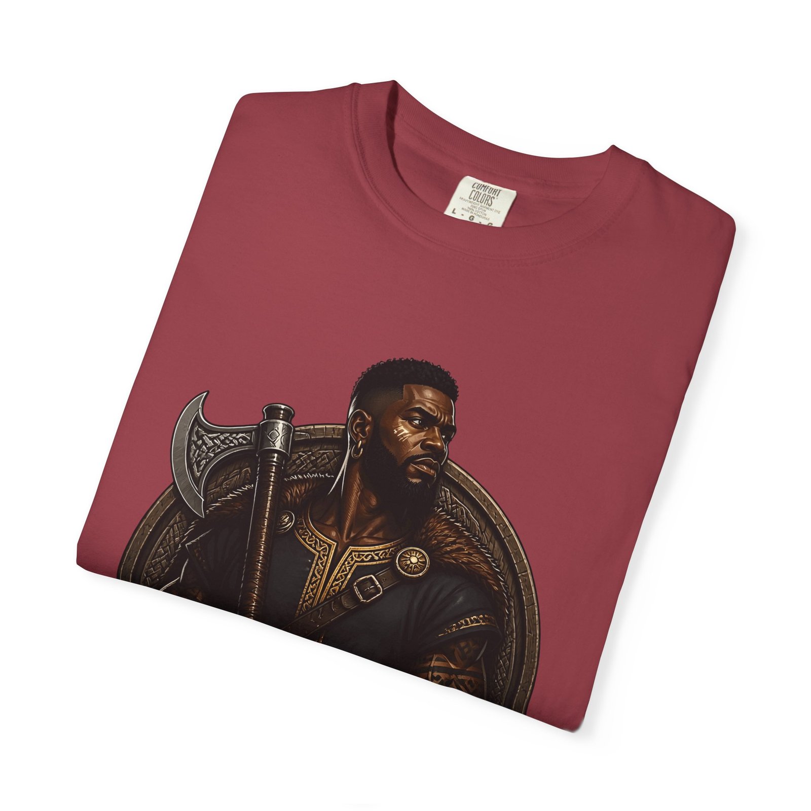 African Viking T-Shirt — Graphic Warrior Tee - Image 55