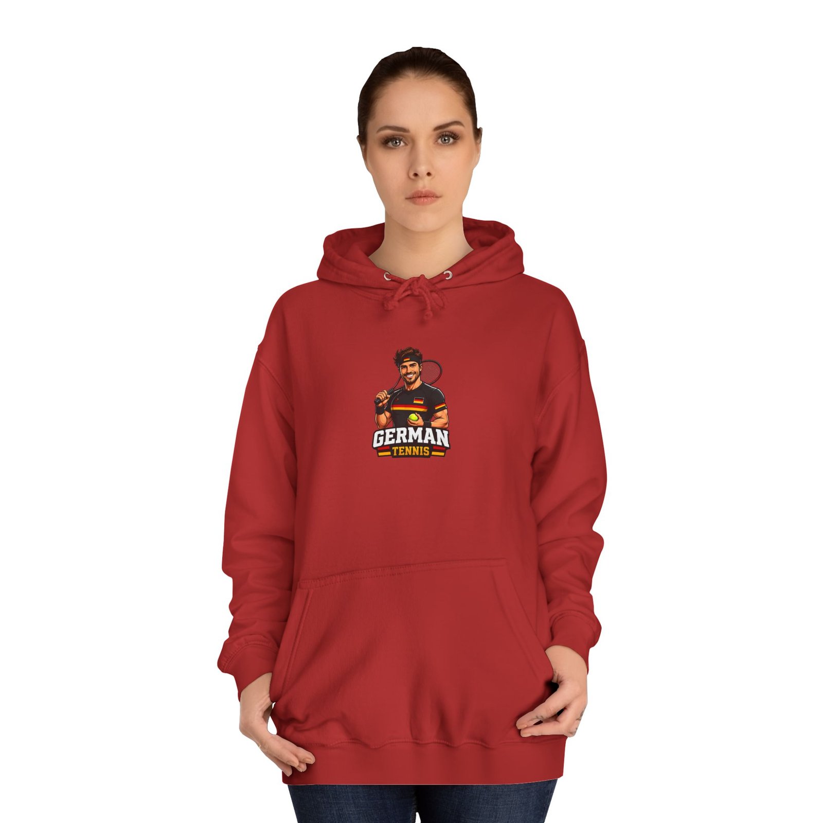 College Hoodie — “German Engineering” Mascot Graphic Hoodie - Image 72