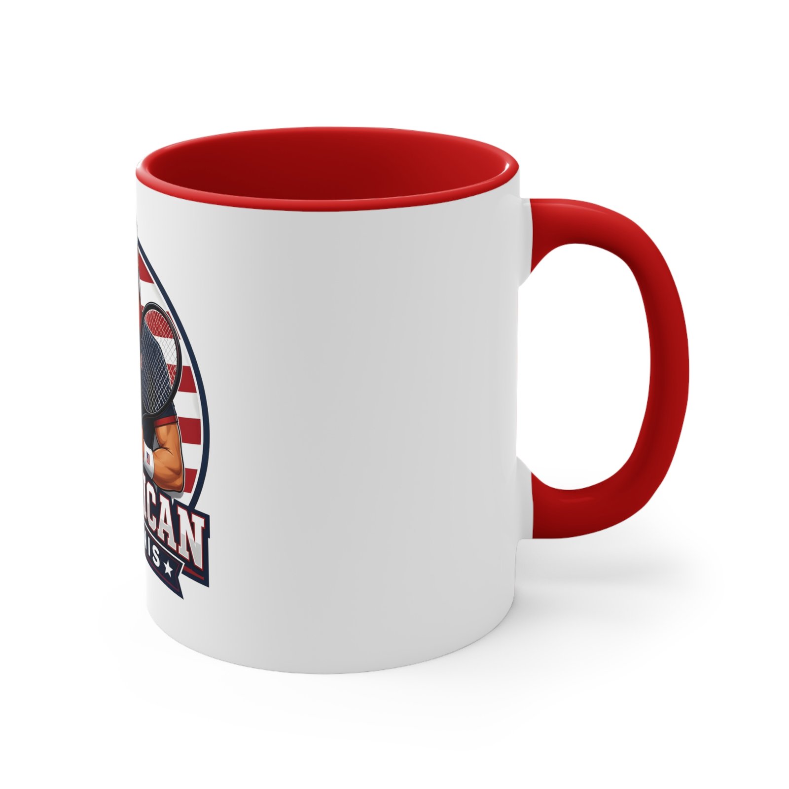 American Tennis Accent Mug – Patriotic USA Tennis Player Coffee Cup - Image 7