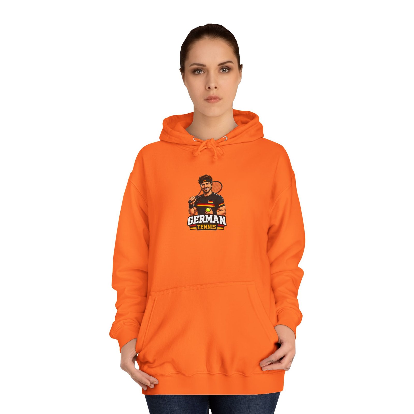 College Hoodie — “German Engineering” Mascot Graphic Hoodie - Image 12