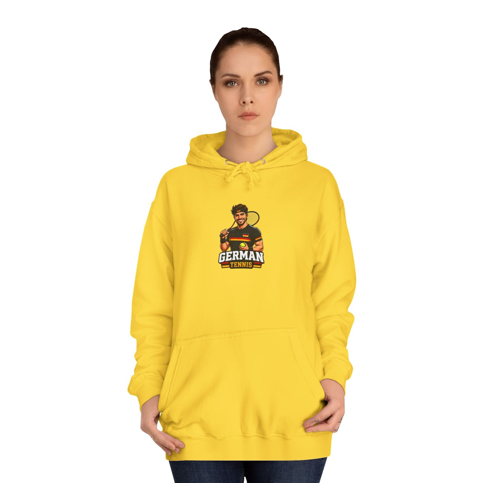 College Hoodie — “German Engineering” Mascot Graphic Hoodie - Image 16