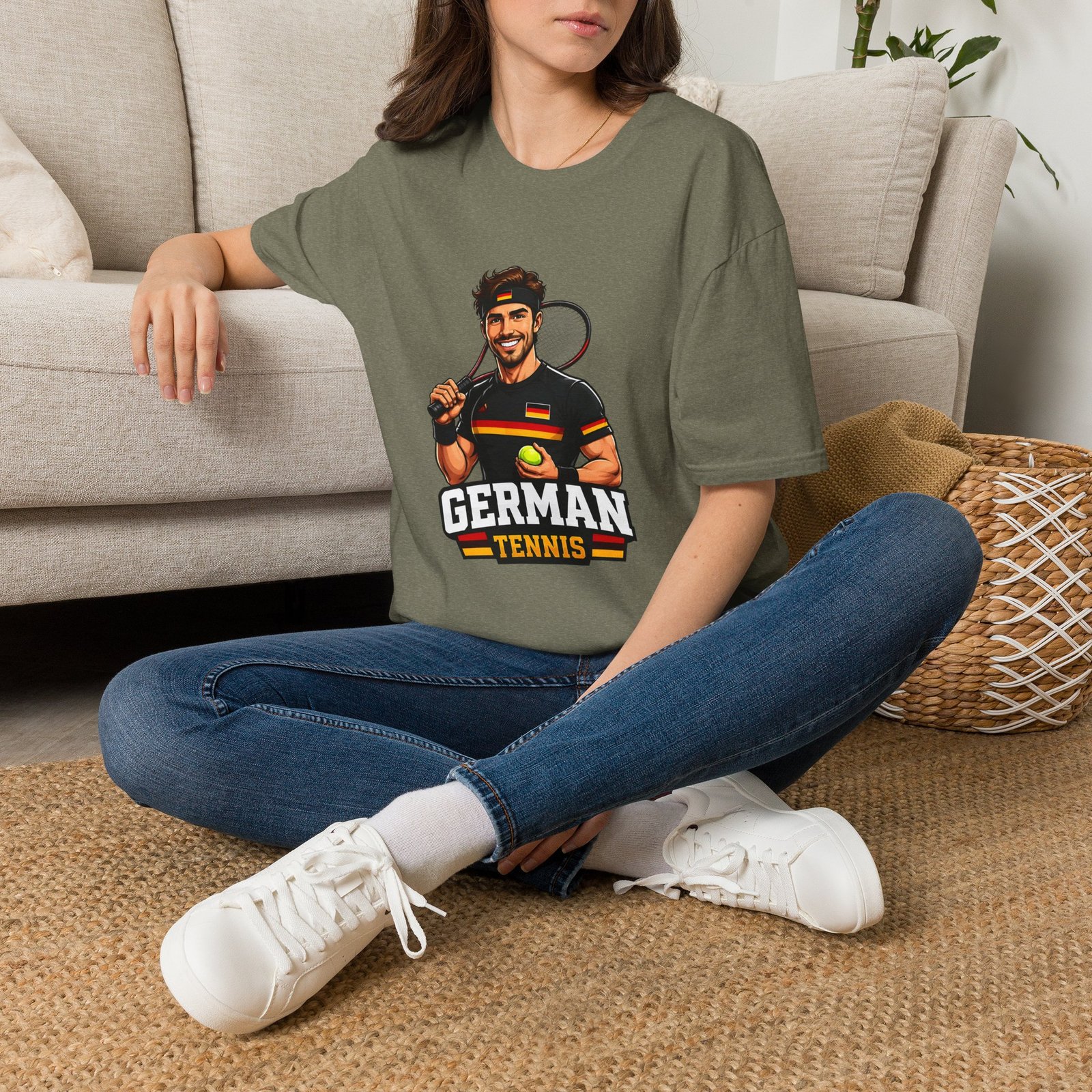 German Tennis T‑Shirt – Germany Tennis Graphic Tee - Image 18