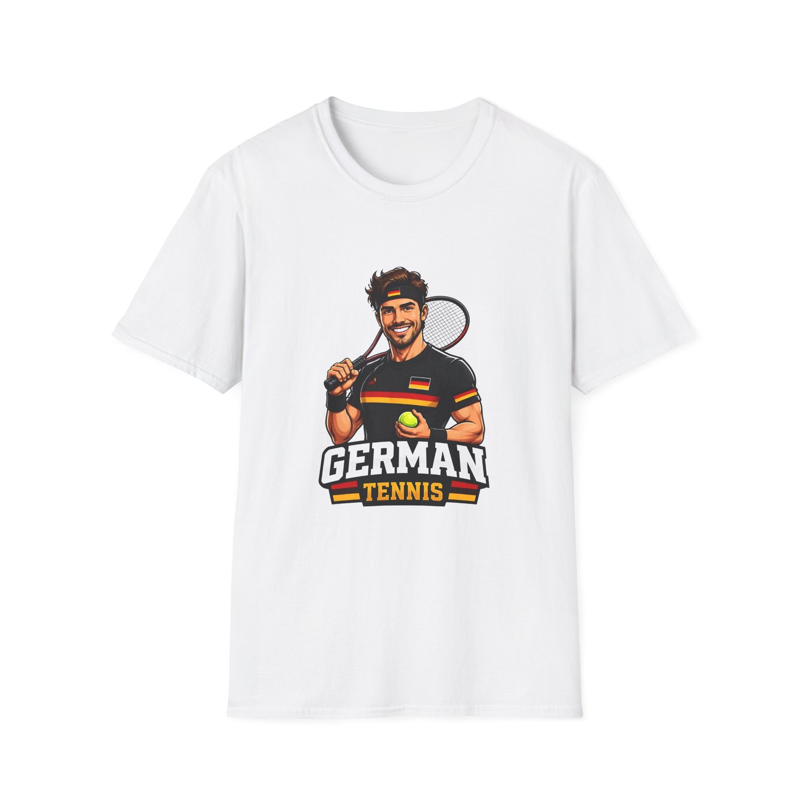 German Tennis T‑Shirt – Germany Tennis Graphic Tee - Image 3