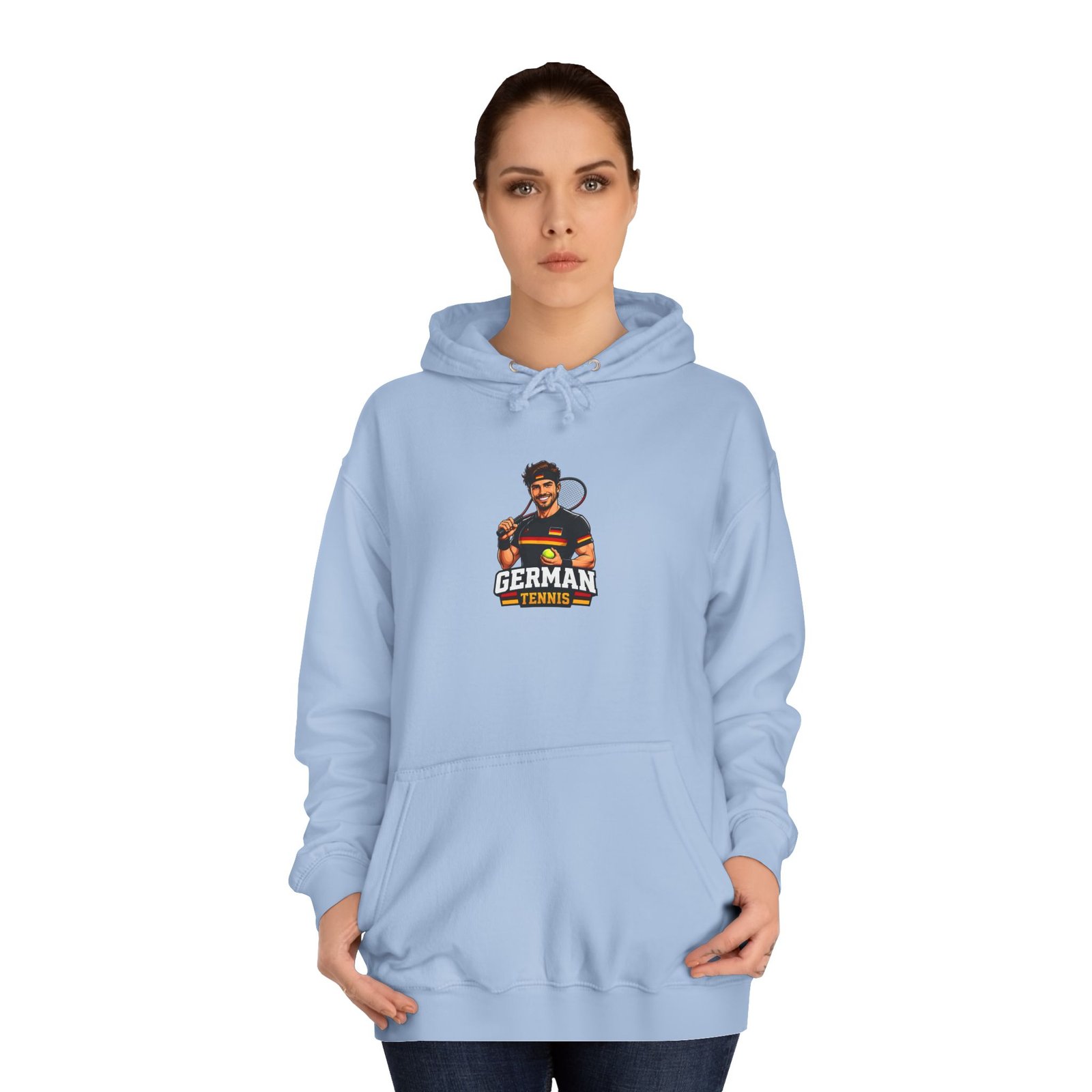 College Hoodie — “German Engineering” Mascot Graphic Hoodie - Image 40