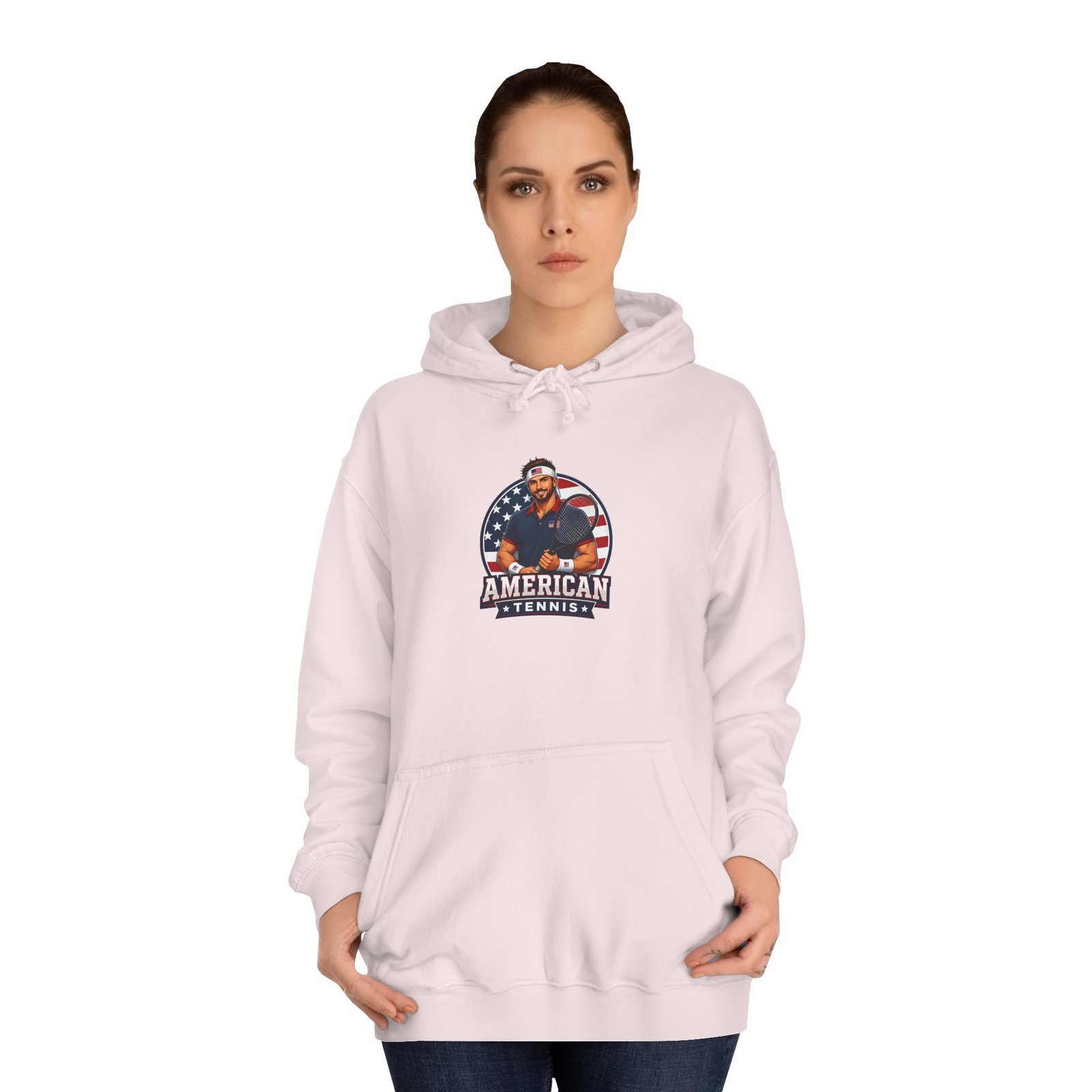 American Hero Graphic Hoodie — Patriotic 'American' College Style Pullover - Image 60