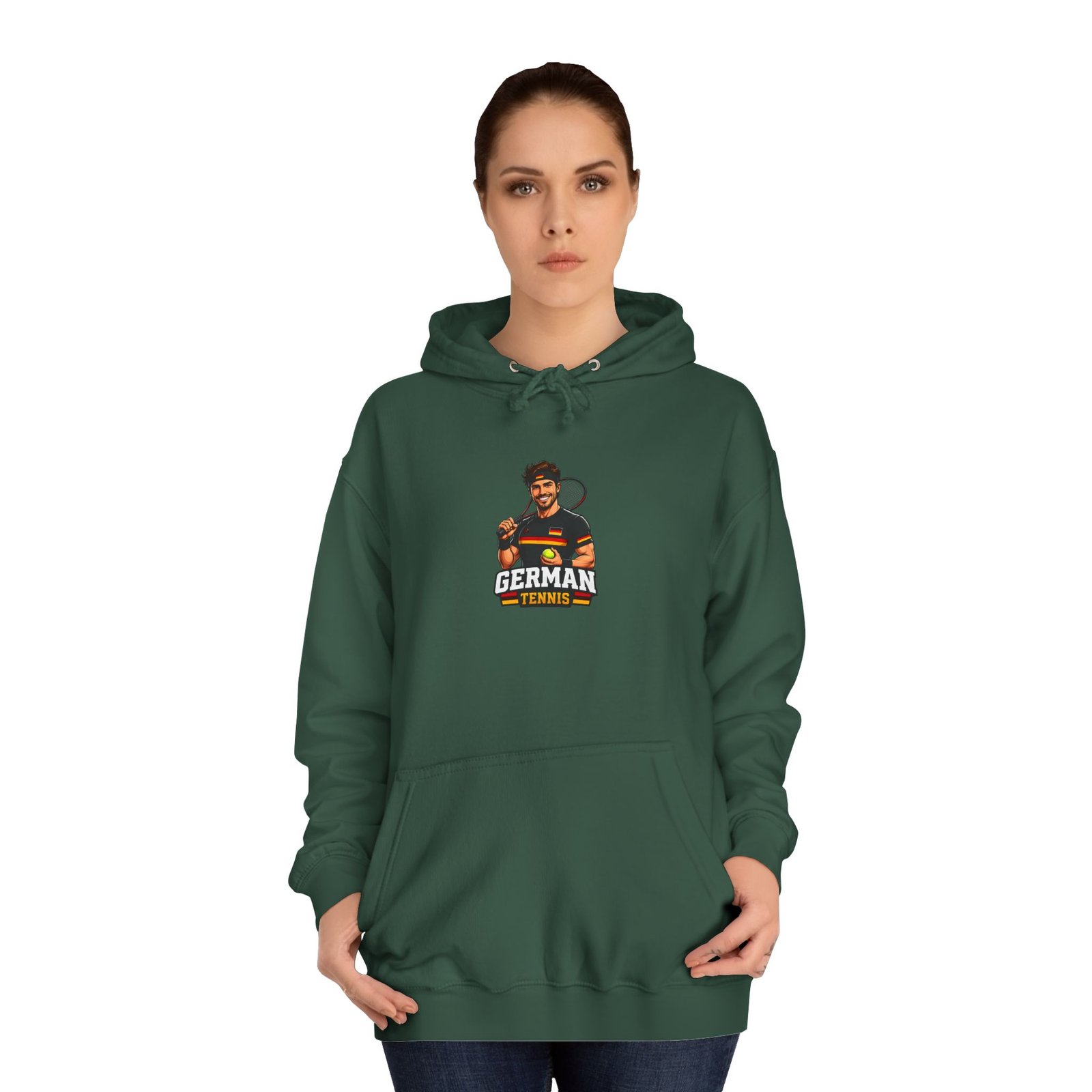 College Hoodie — “German Engineering” Mascot Graphic Hoodie - Image 36