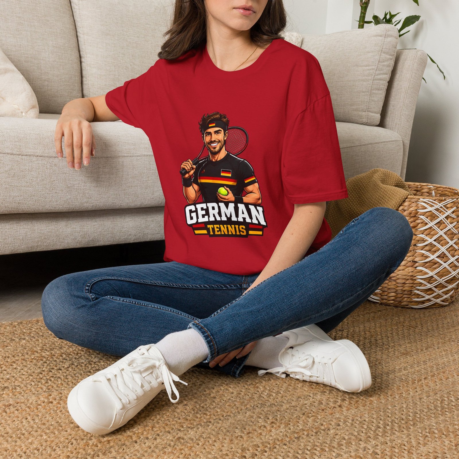 German Tennis T‑Shirt – Germany Tennis Graphic Tee - Image 50
