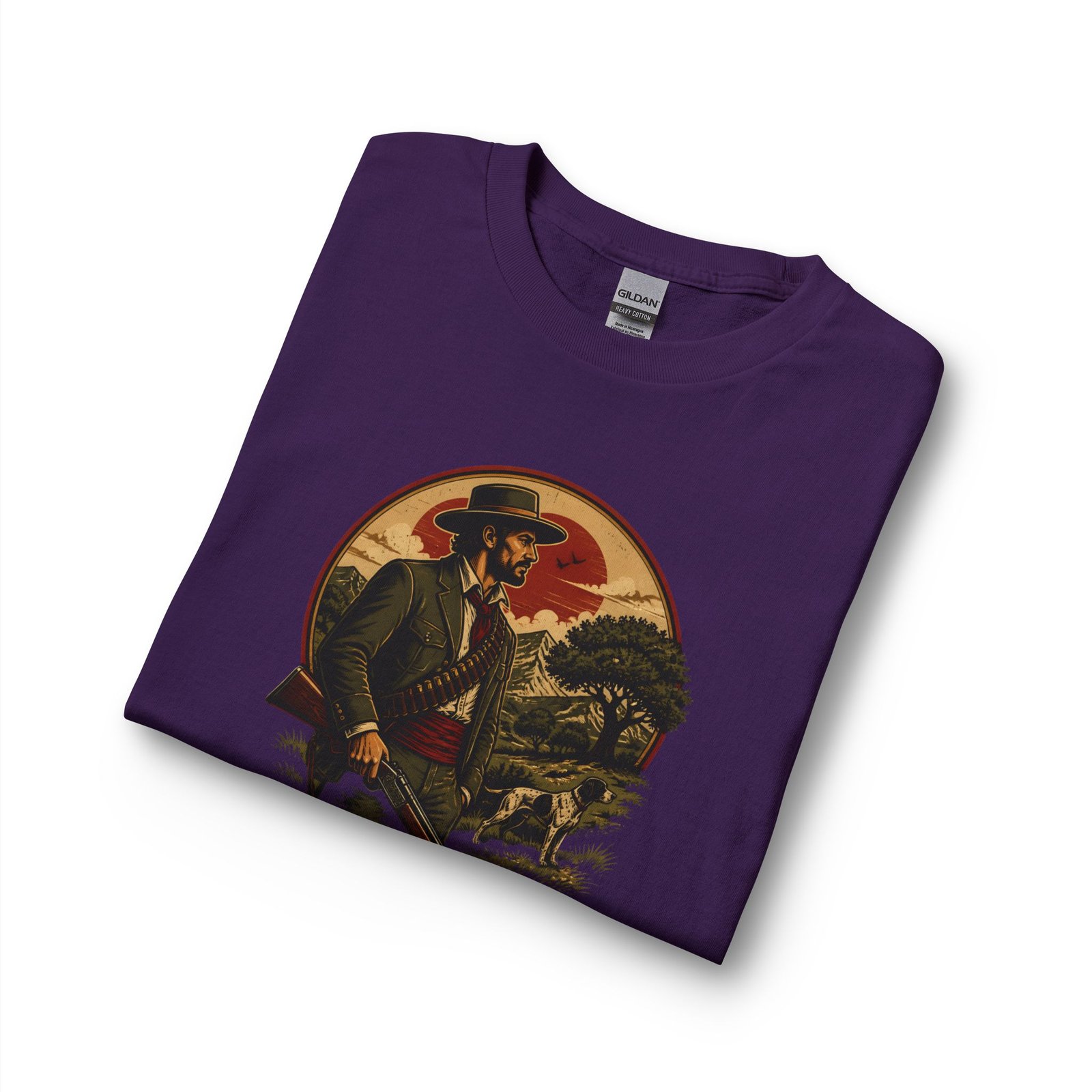 Spanish Hunter Long Sleeve T-Shirt — Vintage Western Hunting Graphic - Image 39