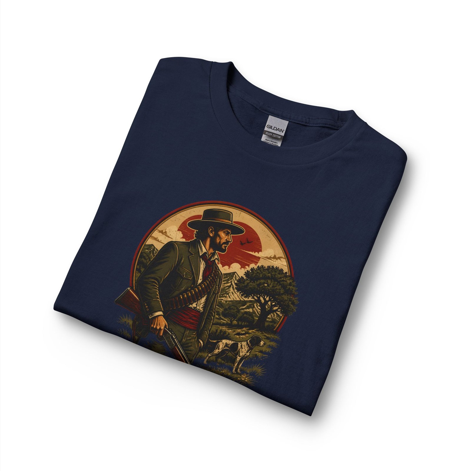 Spanish Hunter Long Sleeve T-Shirt — Vintage Western Hunting Graphic - Image 35