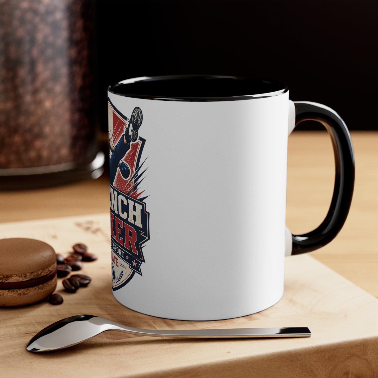 French Boxer Savate Accent Mug — Combat Sport Coffee Cup - Image 12