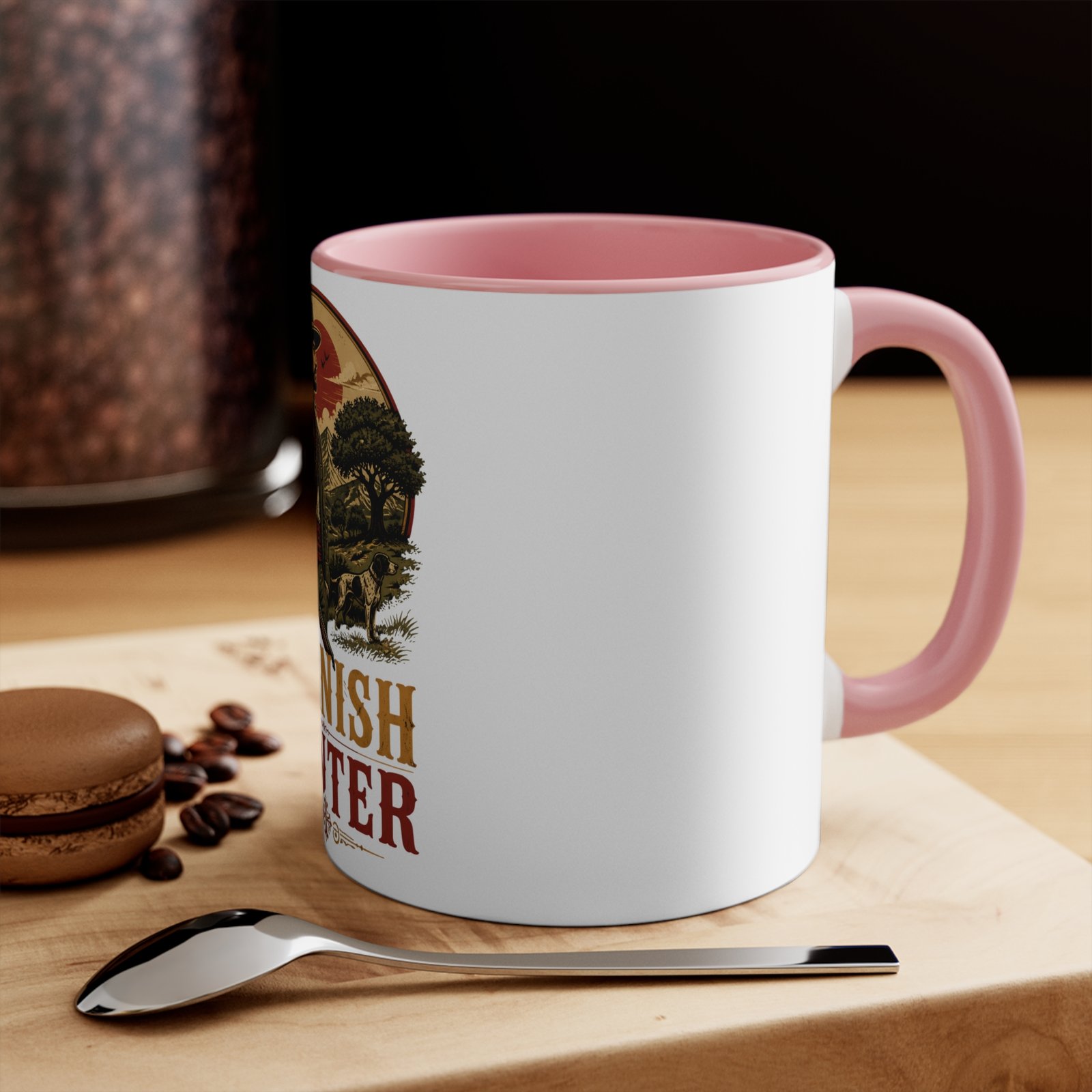 Spanish Hunter Accent Mug – Vintage Rustic Hunting Coffee Cup - Image 4