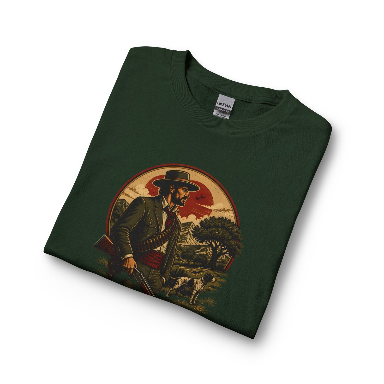 Spanish Hunter Long Sleeve T-Shirt — Vintage Western Hunting Graphic - Image 15