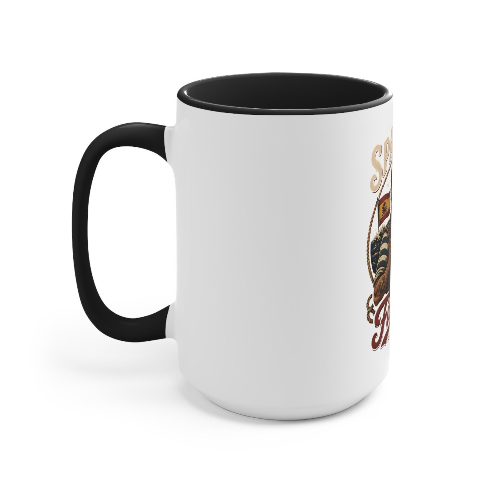 Spanish Fisher Accent Mug — Vintage Nautical Fisherman Coffee Cup - Image 14