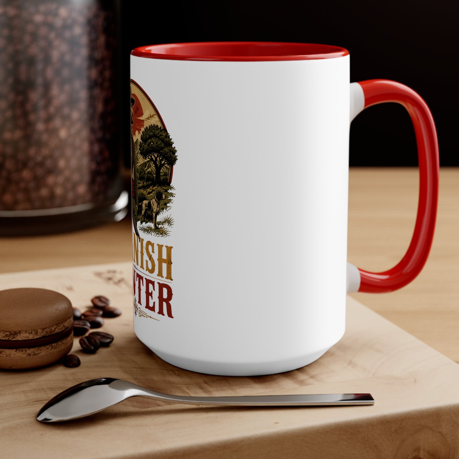 Spanish Hunter Accent Mug – Vintage Rustic Hunting Coffee Cup - Image 24