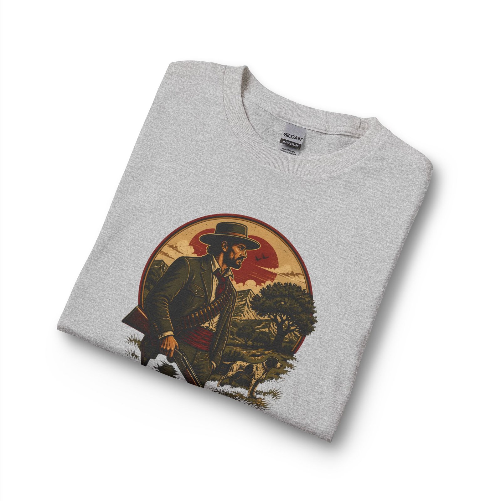 Spanish Hunter Long Sleeve T-Shirt — Vintage Western Hunting Graphic - Image 11