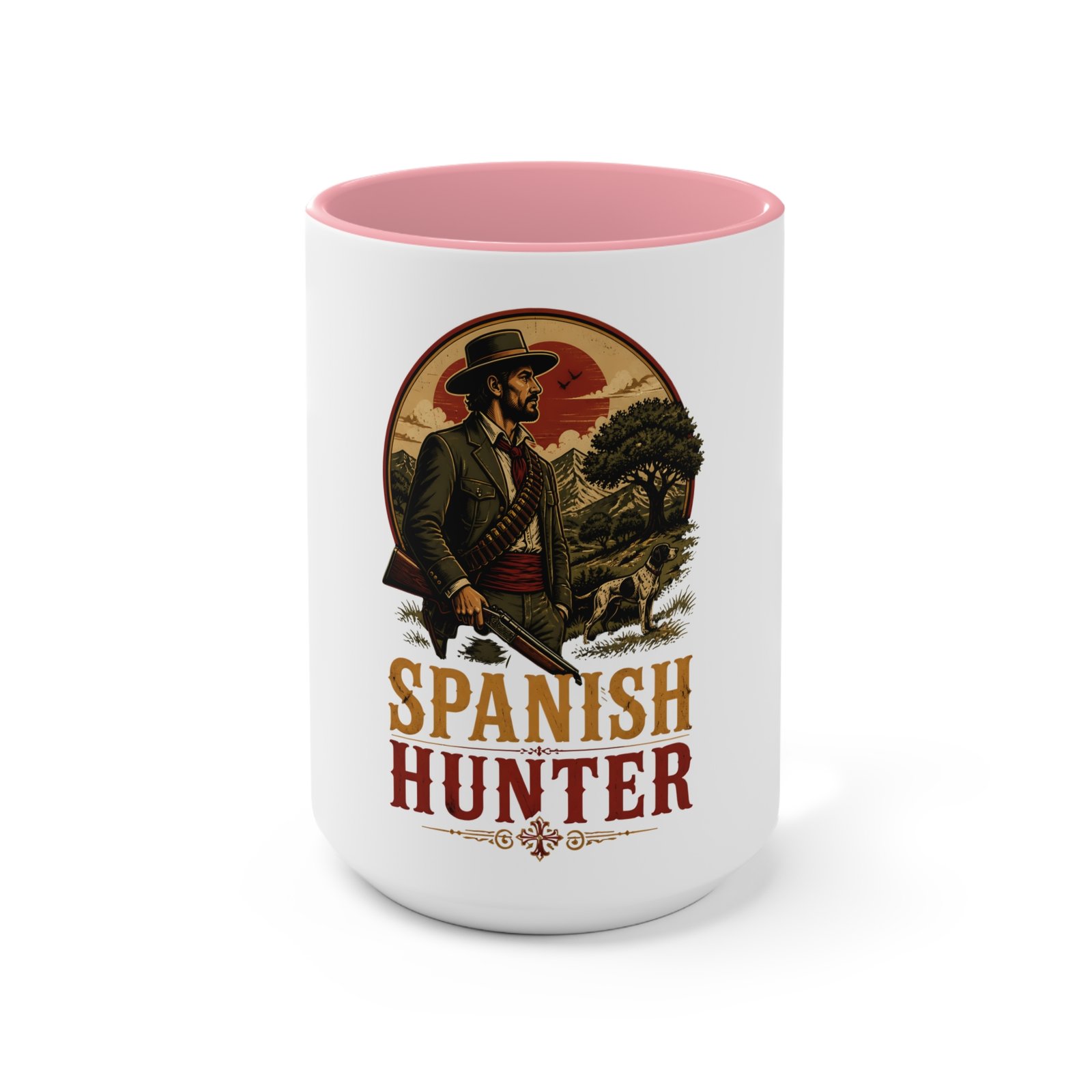 Spanish Hunter Accent Mug – Vintage Rustic Hunting Coffee Cup - Image 17