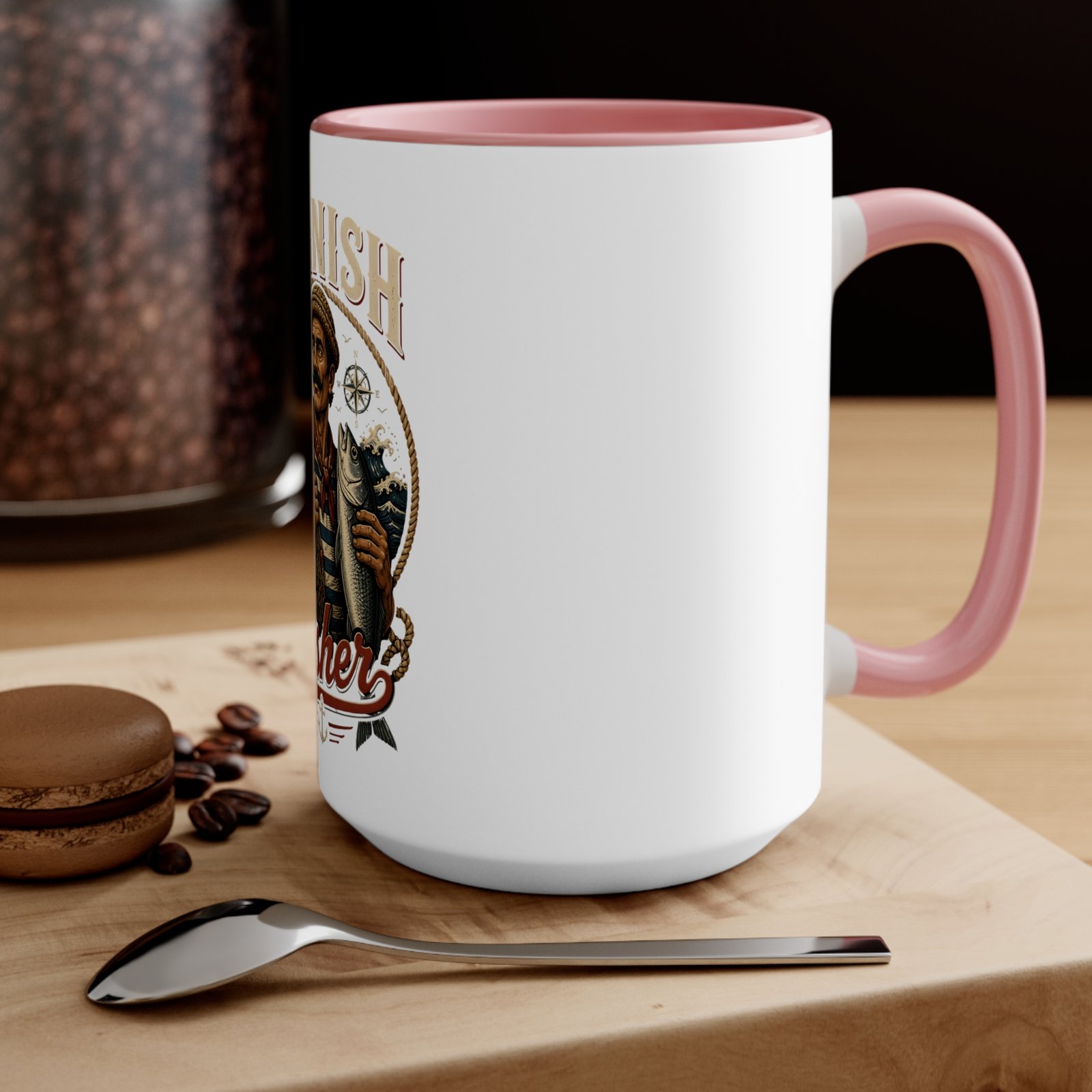 Spanish Fisher Accent Mug — Vintage Nautical Fisherman Coffee Cup - Image 20