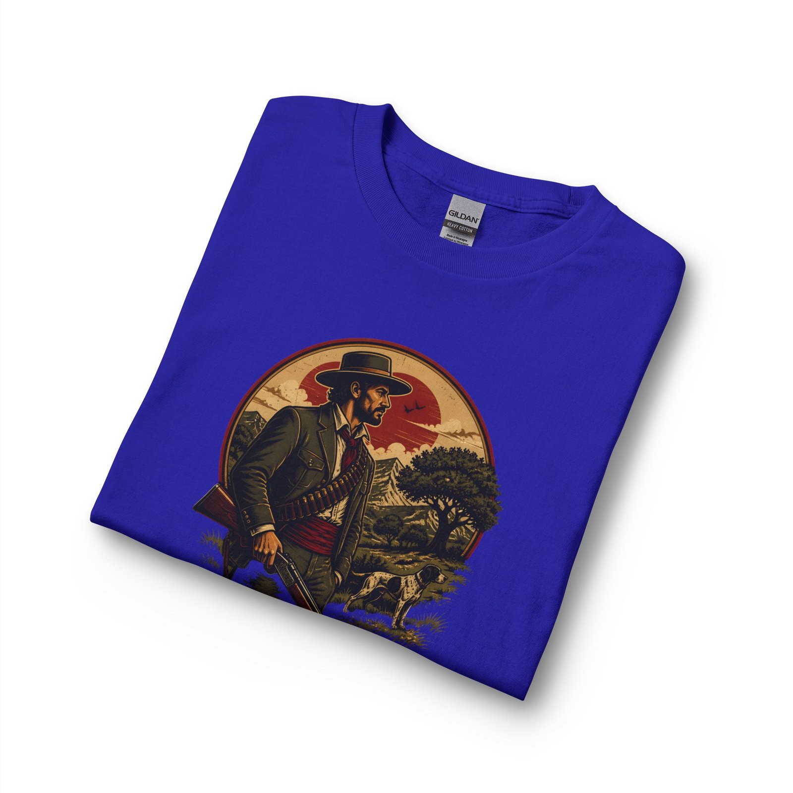 Spanish Hunter Long Sleeve T-Shirt — Vintage Western Hunting Graphic - Image 31