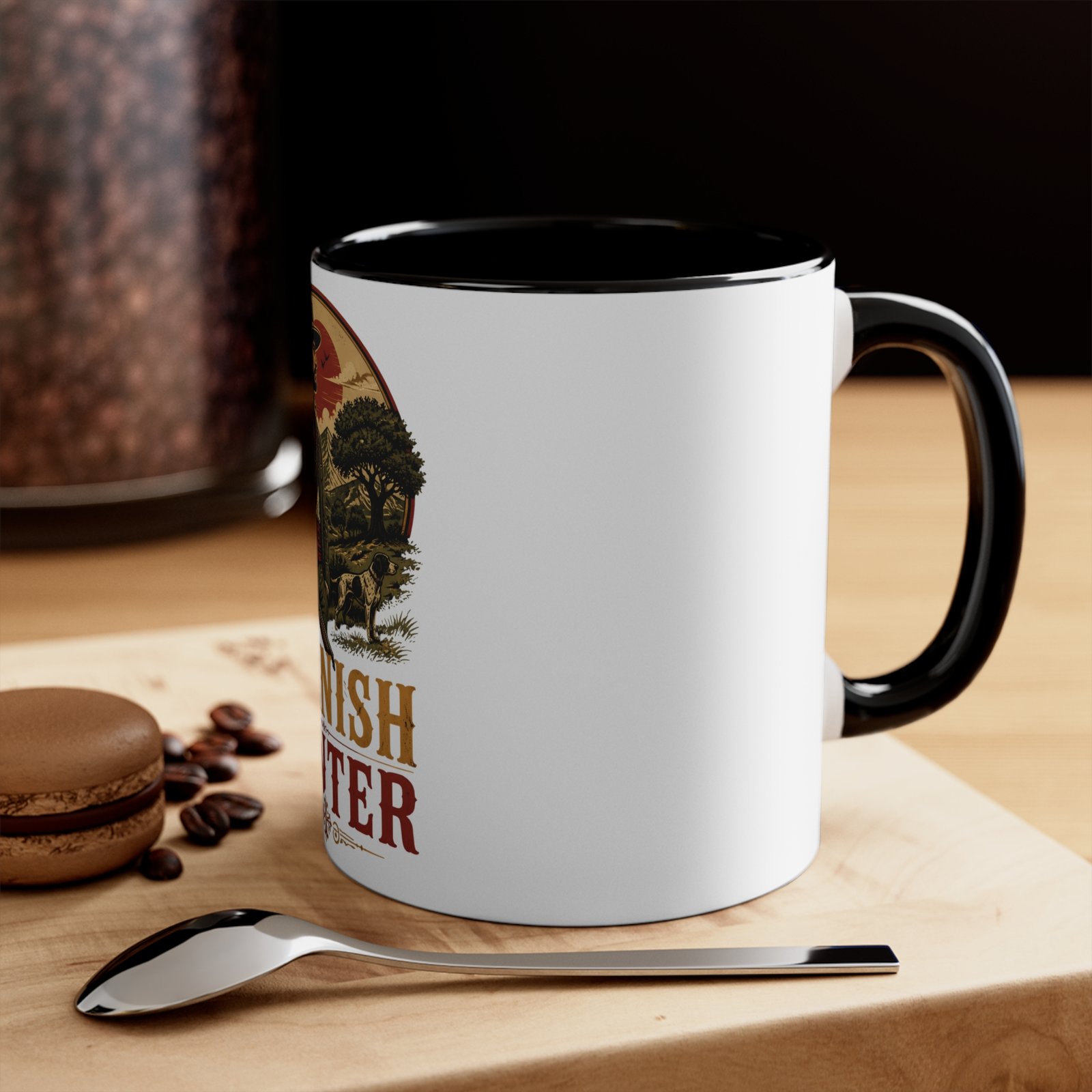 Spanish Hunter Accent Mug – Vintage Rustic Hunting Coffee Cup - Image 12