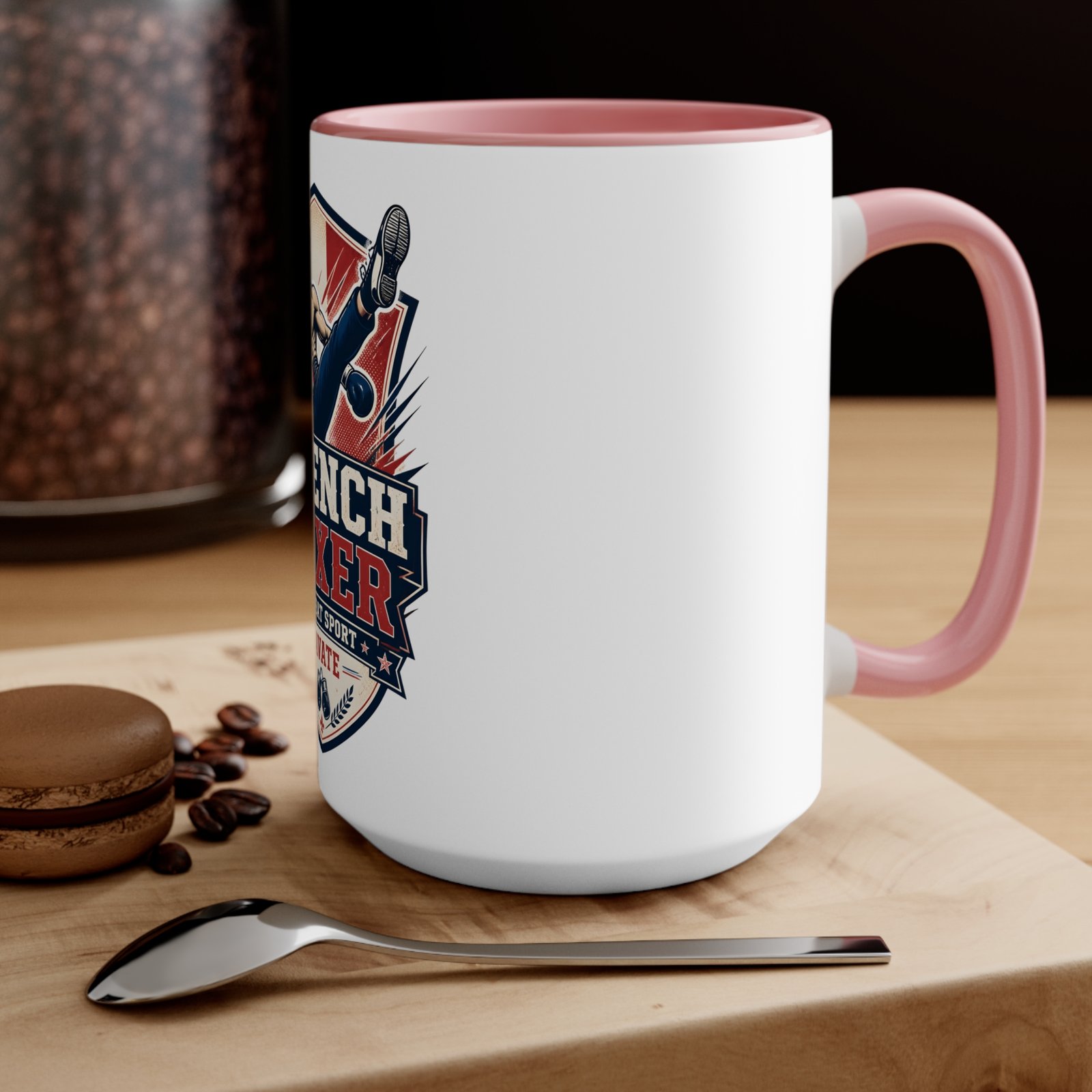 French Boxer Savate Accent Mug — Combat Sport Coffee Cup - Image 20