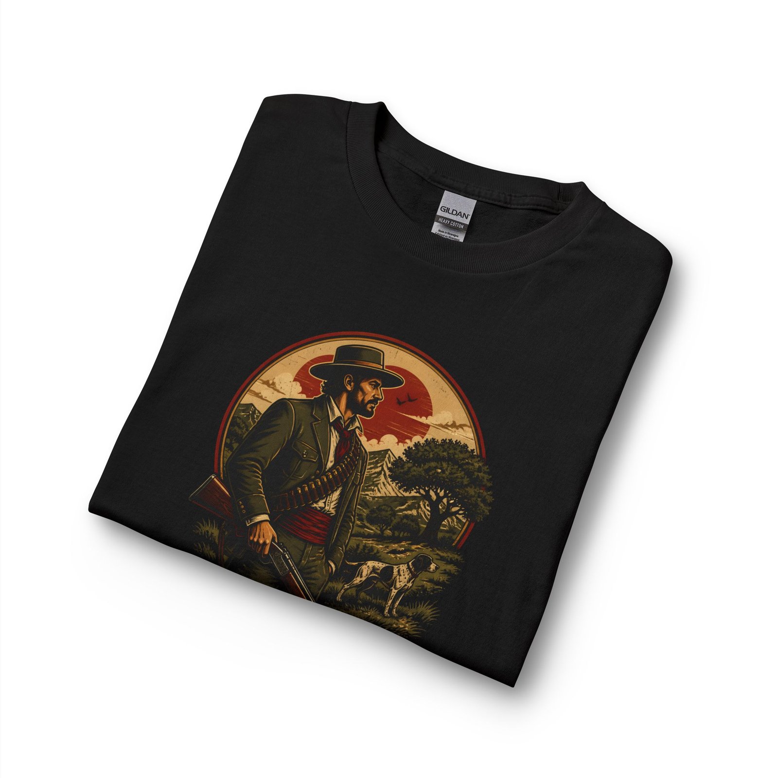 Spanish Hunter Long Sleeve T-Shirt — Vintage Western Hunting Graphic - Image 7