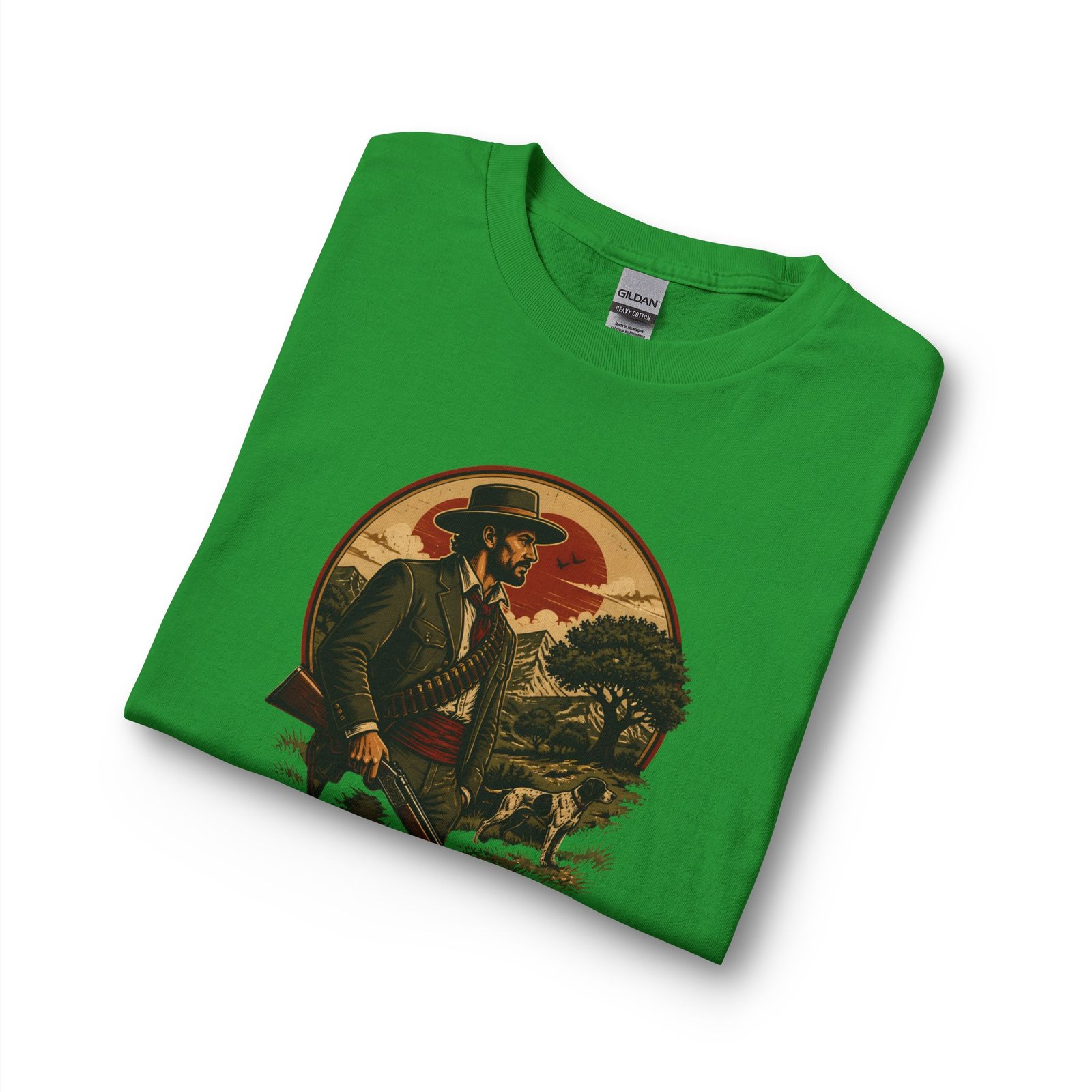 Spanish Hunter Long Sleeve T-Shirt — Vintage Western Hunting Graphic - Image 23